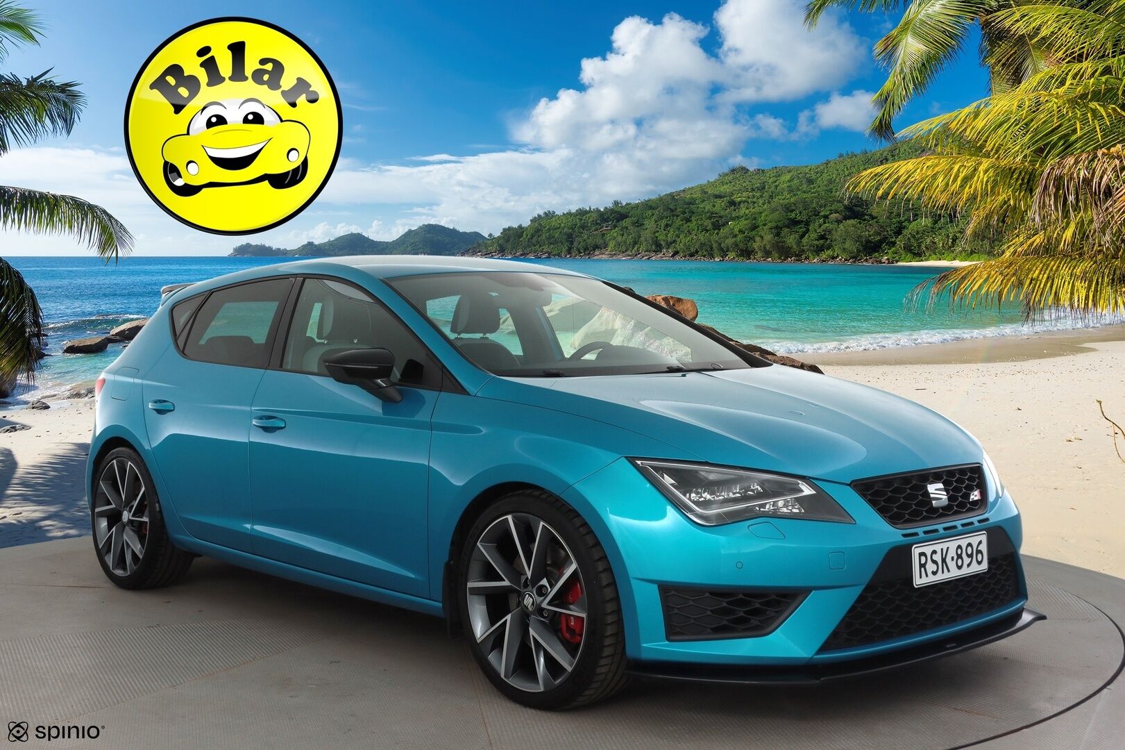 Seat Leon 2016 2,0 TSI 290 Cupra DSG - | Vakkari | Webasto | LED | P.Kamera | Sähköpenkki | Apple&Android | Suomi-auto | Kahdet Renkaat |