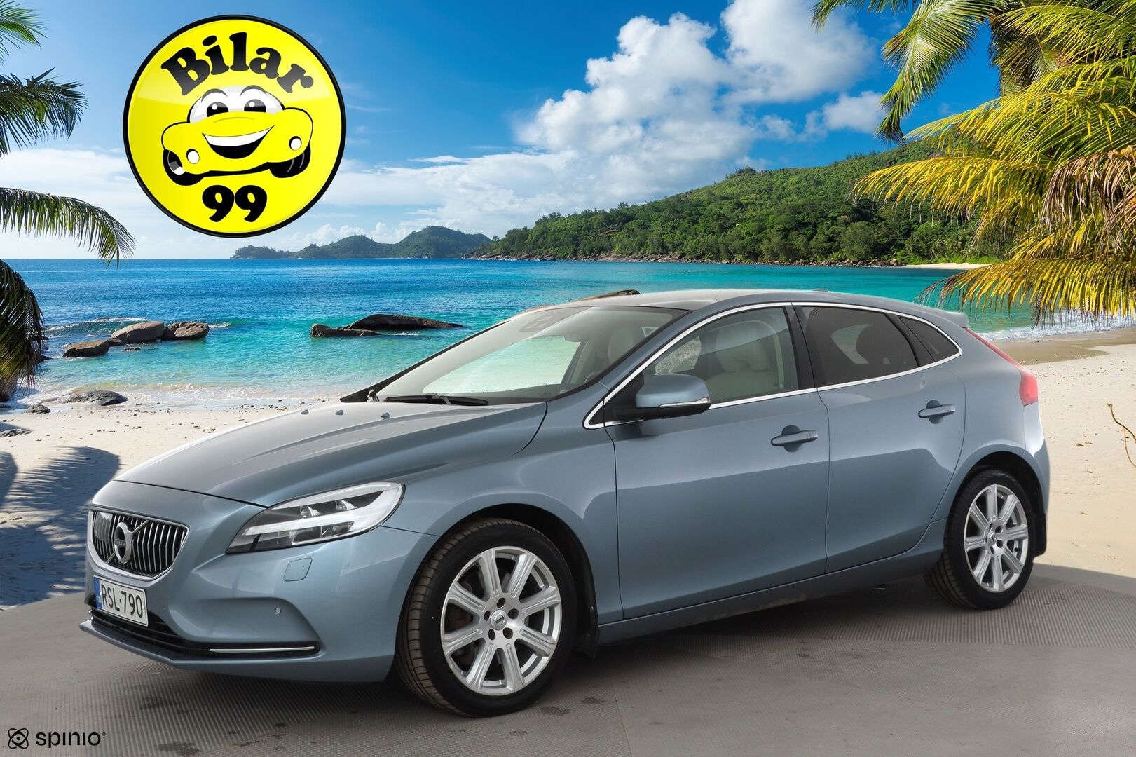 Volvo V40 2017 T3 Business Inscription aut * Lasikatto / Webasto / ACC /  Xenon / P.Kamera / Kaistavahti / Nahkaverhoilu / Keyless * - Suomi-auto / Kahdet renkaat aluvanteilla / Merkkihuollot