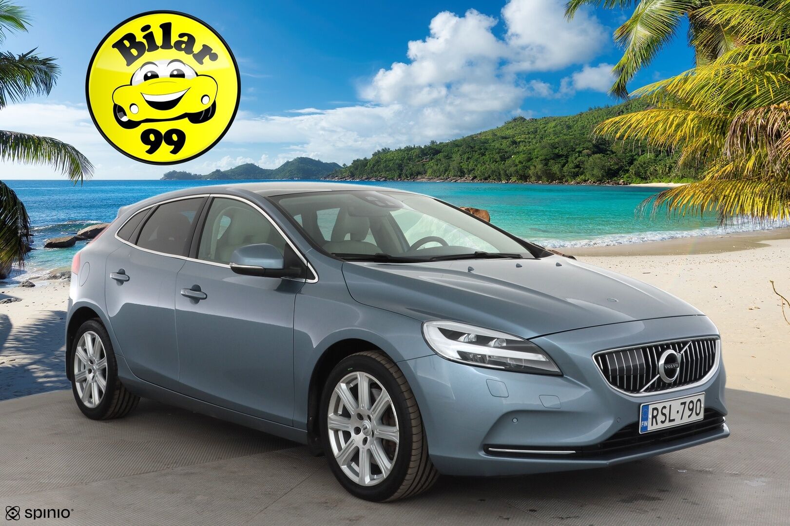 Volvo V40 2017 T3 Business Inscription aut * Lasikatto / Webasto / ACC /  Xenon / P.Kamera / Kaistavahti / Nahkaverhoilu / Keyless * - Suomi-auto / Kahdet renkaat aluvanteilla / Merkkihuollot