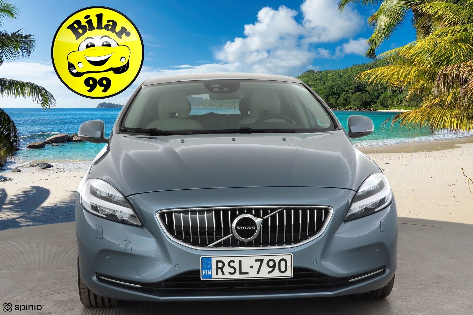 Volvo V40 2017 T3 Business Inscription aut * Lasikatto / Webasto / ACC /  Xenon / P.Kamera / Kaistavahti / Nahkaverhoilu / Keyless * - Suomi-auto / Kahdet renkaat aluvanteilla / Merkkihuollot
