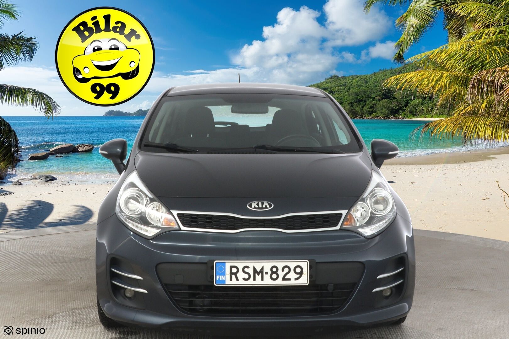 Kia Rio 2016 1.4 EX * Ratinlämmitin / Vakkari / Lohko+sisä / BT-audio * - Kahdet renkaat & alumiinivanteet / Hyvin huollettu! - HULLUT AVAJAISHULINAT KORKOTARJOUS 3,29 %