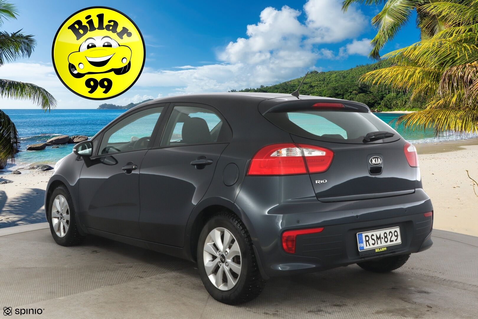 Kia Rio 2016 1.4 EX * Ratinlämmitin / Vakkari / Lohko+sisä / BT-audio * - Kahdet renkaat & alumiinivanteet / Hyvin huollettu! - HULLUT AVAJAISHULINAT KORKOTARJOUS 3,29 %