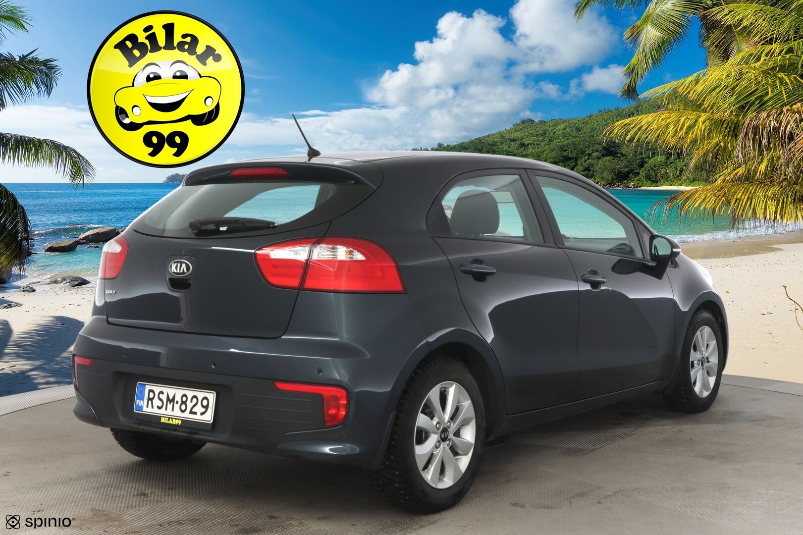 Kia Rio 2016 1.4 EX * Ratinlämmitin / Vakkari / Lohko+sisä / BT-audio * - Kahdet renkaat & alumiinivanteet / Hyvin huollettu! - HULLUT AVAJAISHULINAT KORKOTARJOUS 3,29 %
