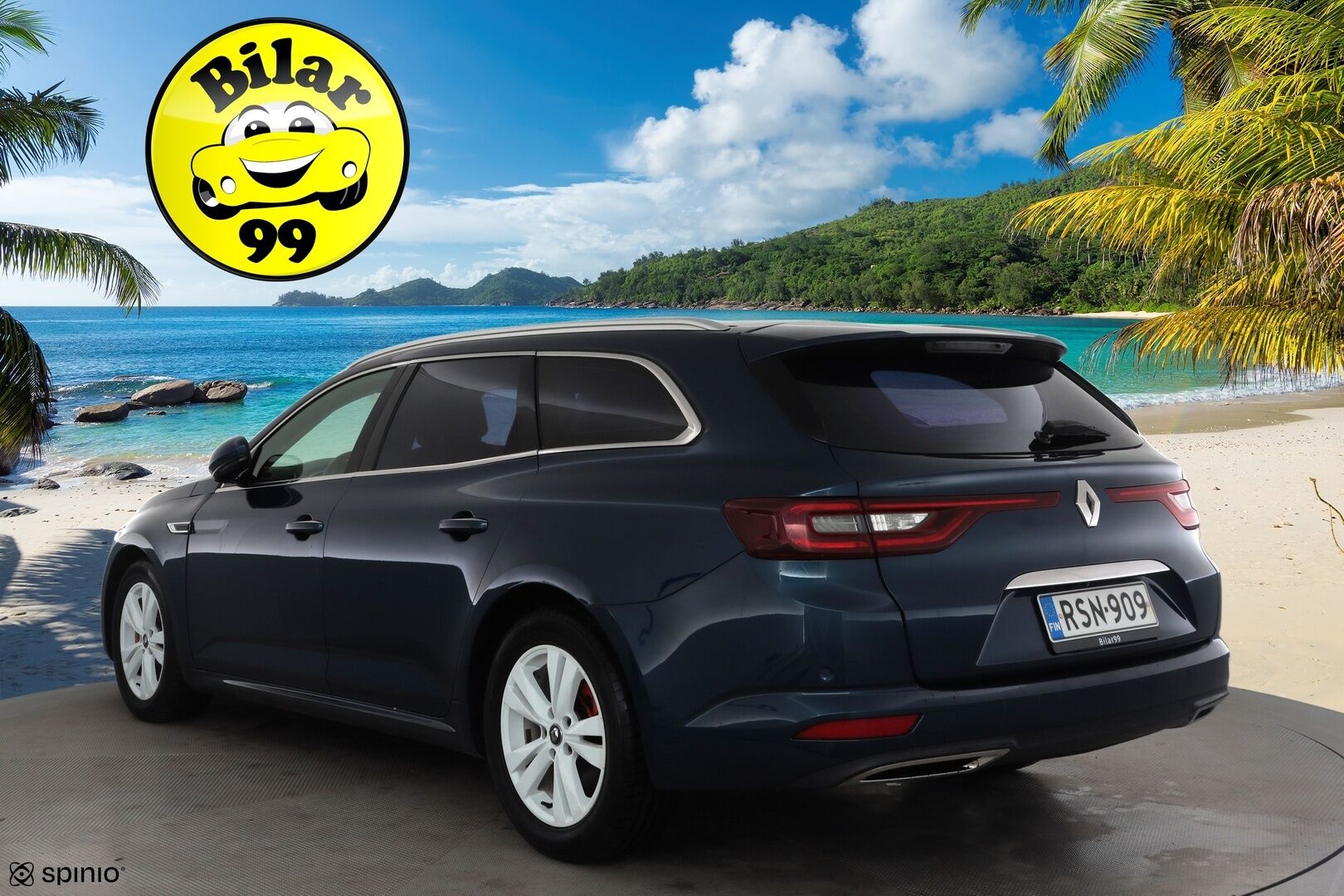 Renault Talisman 2016 Sport Tourer dCi 110 EDC-aut Intens * ACC / LED / Hierovapenkki / Navi / Kaistavahti / Katveavustin / P.Kamera * - HULLUT VARUSTEET! / Ei Adbluea / Suomi-auto / Ratinlämmitin / HUD / BLISS / Adapt. vak / Kaistallapito avustin