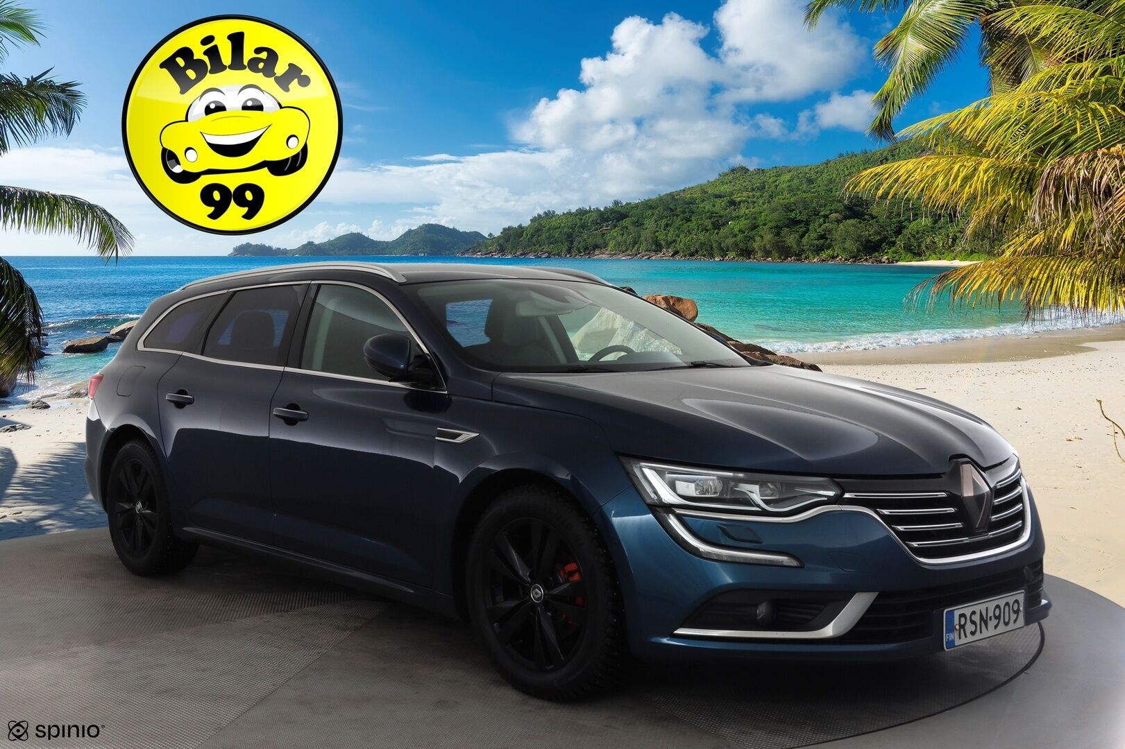 Renault Talisman 2016 Sport Tourer dCi 110 EDC-aut Intens * ACC / LED / Hierovapenkki / Navi / Kaistavahti / Katveavustin / P.Kamera * - HULLUT VARUSTEET! / Ei Adbluea / Suomi-auto / Ratinlämmitin / HUD / BLISS / Adapt. vak / Kaistallapito avustin