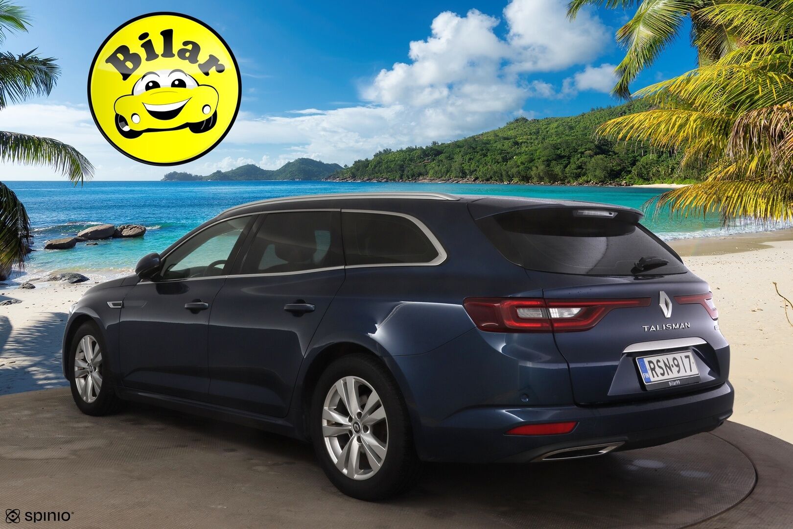 Renault Talisman 2016 Sport Tourer dCi 110 EDC-aut Intens - | Adap.vakkari | HUD | Hieronta | Kamera | Pure LED | Aurinkoverhot | Sähkökontti | Keyless Go | Suomi-auto | 2x renkaat | | Puolinahat |