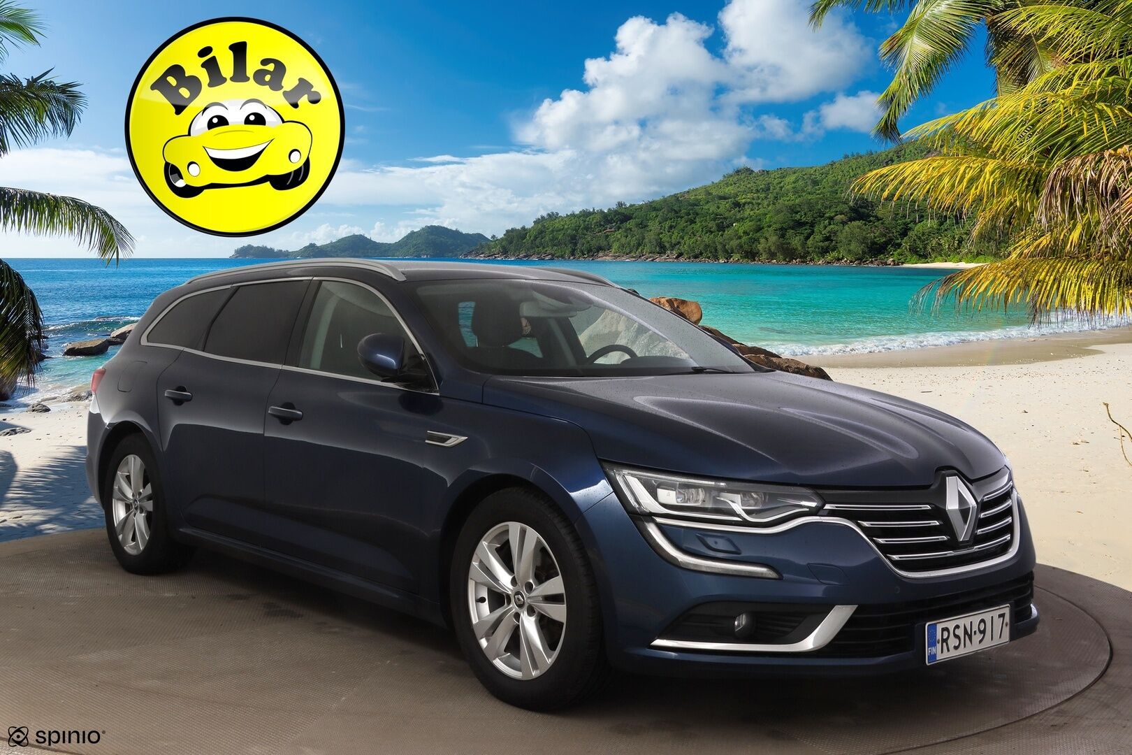 Renault Talisman 2016 Sport Tourer dCi 110 EDC-aut Intens - | Adap.vakkari | HUD | Hieronta | Kamera | Pure LED | Aurinkoverhot | Sähkökontti | Keyless Go | Suomi-auto | 2x renkaat | | Puolinahat |