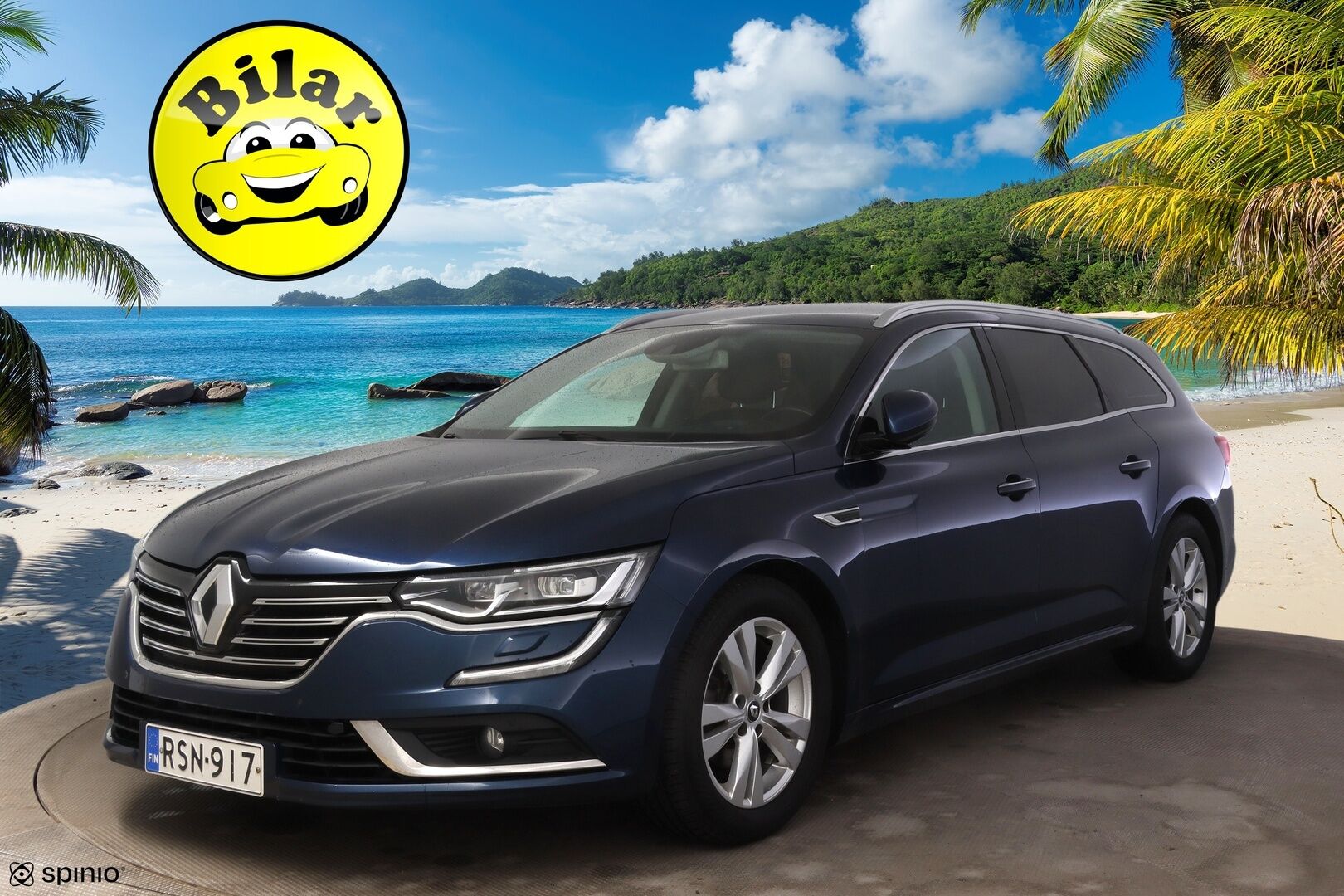 Renault Talisman 2016 Sport Tourer dCi 110 EDC-aut Intens - | Adap.vakkari | HUD | Hieronta | Kamera | Pure LED | Aurinkoverhot | Sähkökontti | Keyless Go | Suomi-auto | 2x renkaat | | Puolinahat |