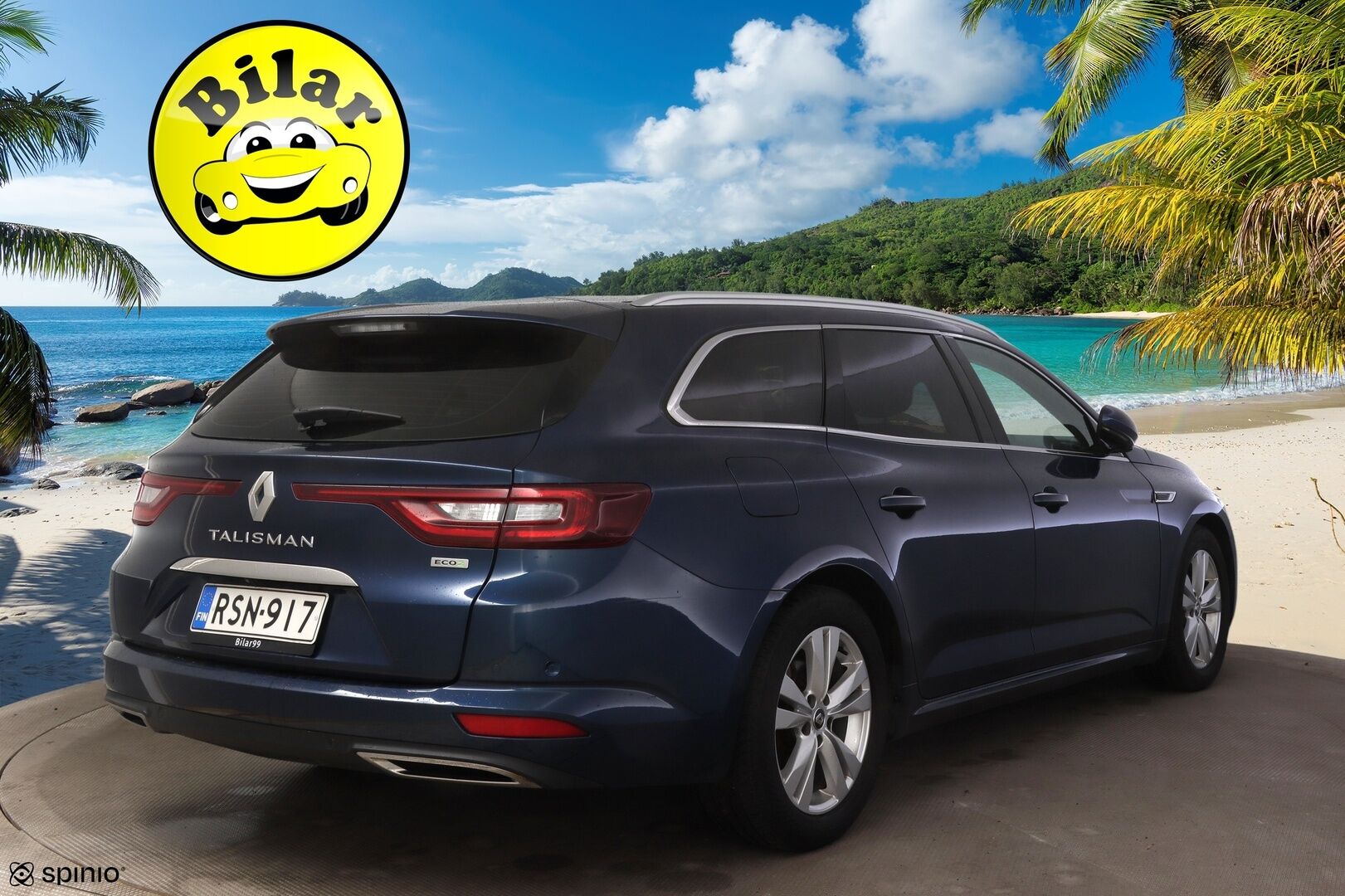 Renault Talisman 2016 Sport Tourer dCi 110 EDC-aut Intens - | Adap.vakkari | HUD | Hieronta | Kamera | Pure LED | Aurinkoverhot | Sähkökontti | Keyless Go | Suomi-auto | 2x renkaat | | Puolinahat |