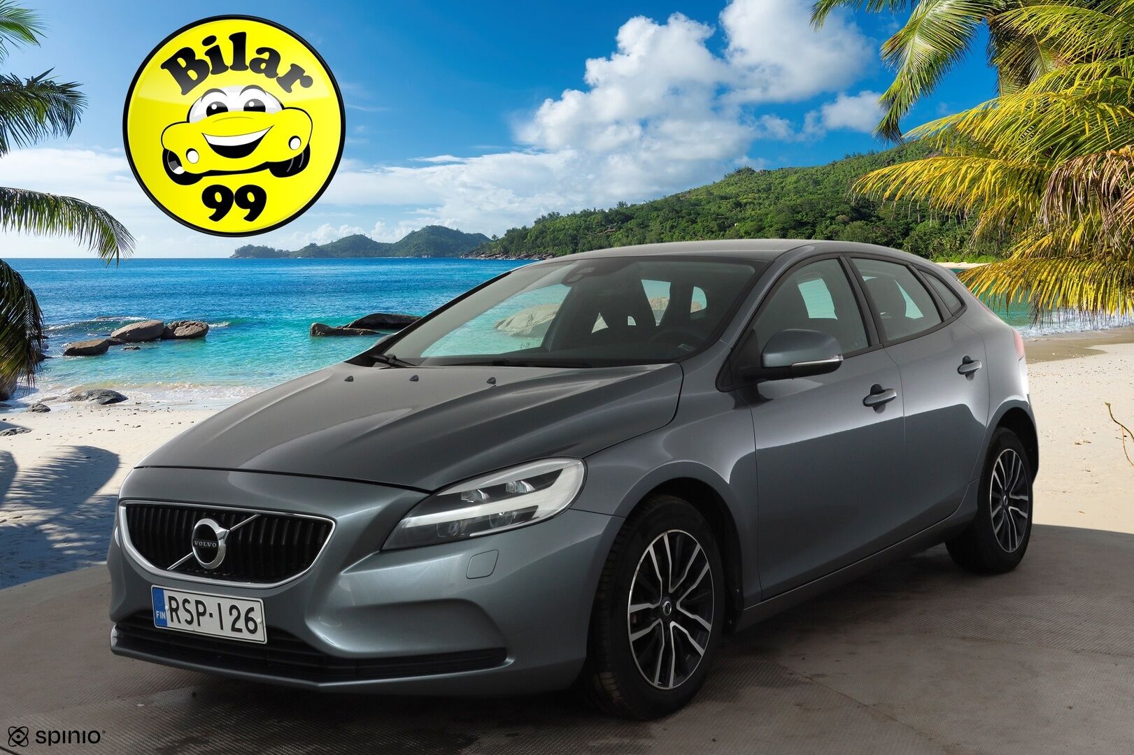Volvo V40 2017 D2 Business aut * Suomi-auto / Vakkari / P.tutka / LED / Webasto / Bluetooth * - Kahdet renkaat aluvanteilla - HULLUT JOULUT KORKOTARJOUS 2,49% 
