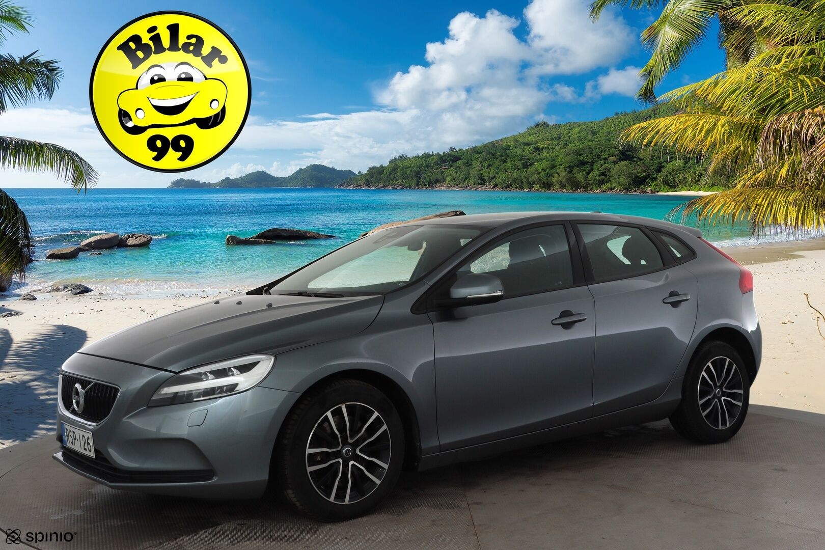 Volvo V40 2017 D2 Business aut * Suomi-auto / Vakkari / P.tutka / LED / Webasto / Bluetooth * - Kahdet renkaat aluvanteilla