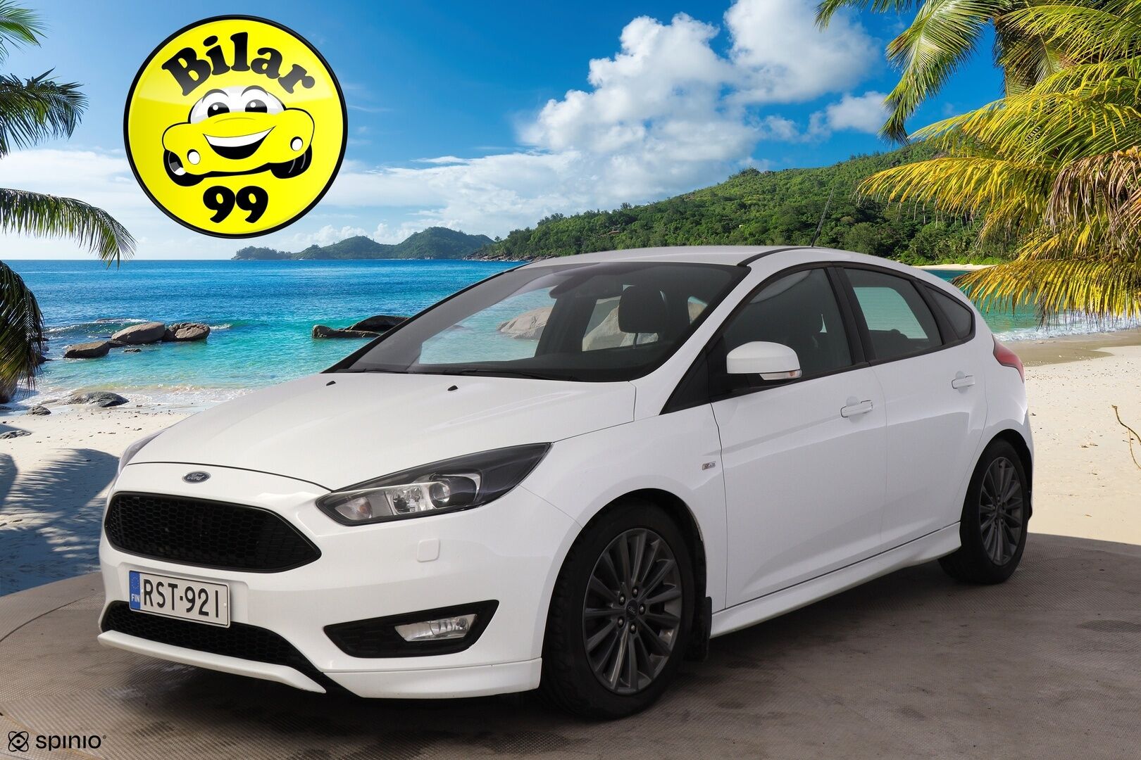 Ford Focus 2017 1,5 TDCi 120 hv Start/stop PowerShift ST-Line 5-ov. *Webasto / Suomi-auto / Tuulilasin lämmitys / Iso näyttö* - Jakohihna juuri vaihdettu / Sporttinen, taloudellinen ja loistava ajaa! / Polttoainekäyttöisellä lisälämmittimellä!