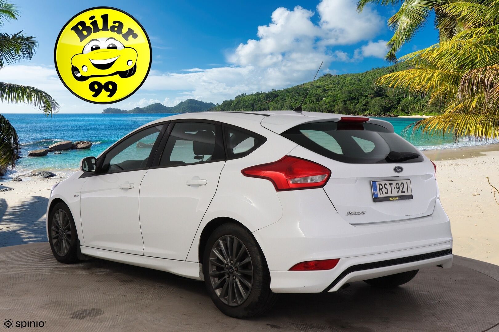 Ford Focus 2017 1,5 TDCi 120 hv Start/stop PowerShift ST-Line 5-ov. *Webasto / Suomi-auto / Tuulilasin lämmitys / Iso näyttö* - Jakohihna juuri vaihdettu / Sporttinen, taloudellinen ja loistava ajaa! / Polttoainekäyttöisellä lisälämmittimellä!
