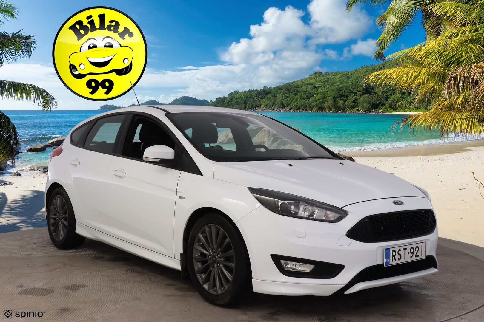 Ford Focus 2017 1,5 TDCi 120 hv Start/stop PowerShift ST-Line 5-ov. *Webasto / Suomi-auto / Tuulilasin lämmitys / Iso näyttö* - Jakohihna juuri vaihdettu / Sporttinen, taloudellinen ja loistava ajaa! / Polttoainekäyttöisellä lisälämmittimellä!