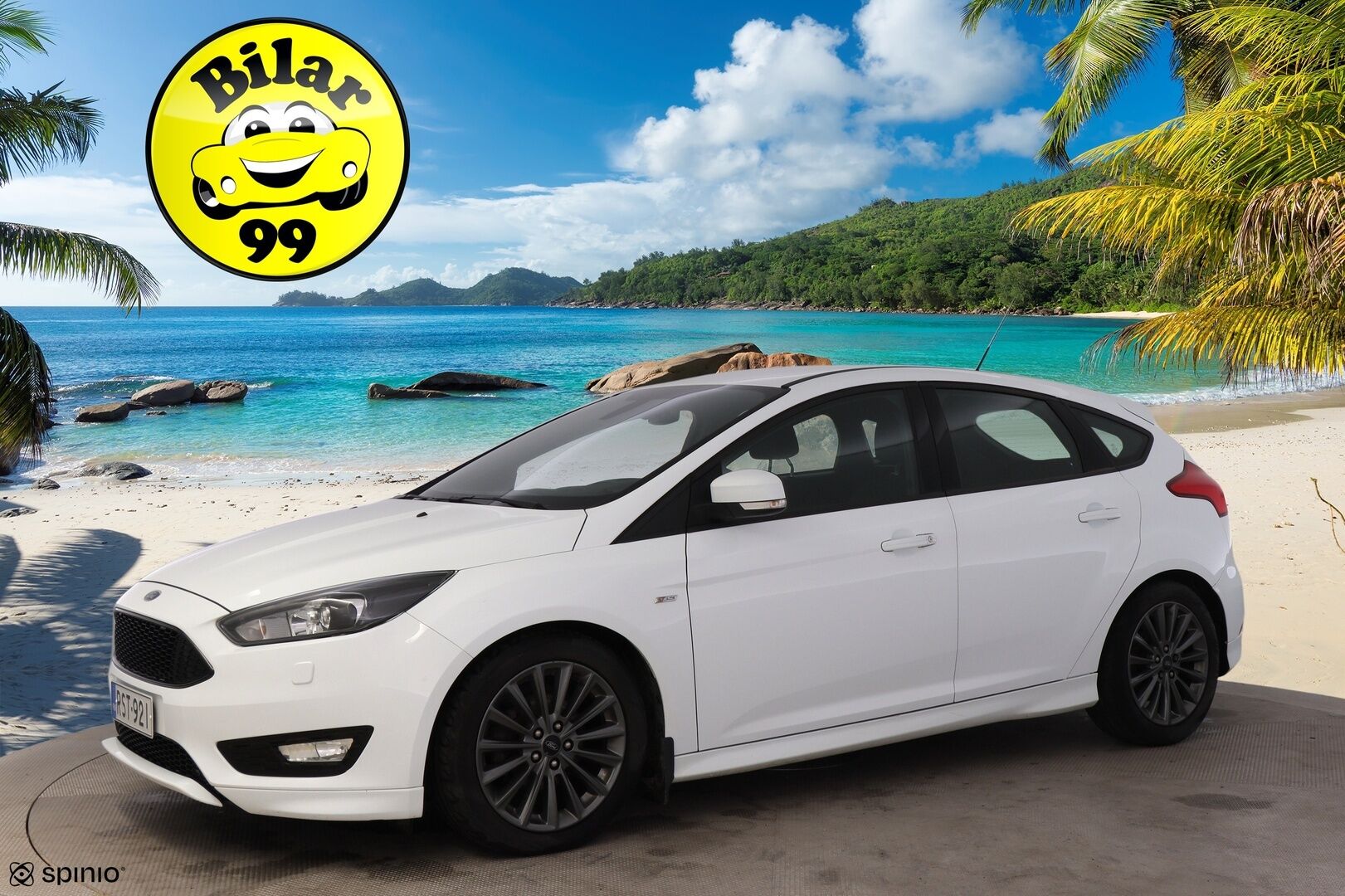 Ford Focus 2017 1,5 TDCi 120 hv Start/stop PowerShift ST-Line 5-ov. *Webasto / Suomi-auto / Tuulilasin lämmitys / Iso näyttö* - Jakohihna juuri vaihdettu / Sporttinen, taloudellinen ja loistava ajaa! / Polttoainekäyttöisellä lisälämmittimellä!