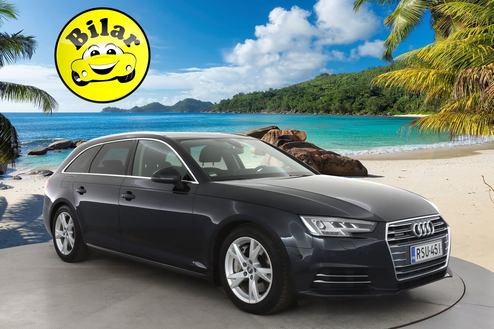 Audi A4 2017 Avant First Edition Business Sport 2,0 TFSI 185 kW quattro S tronic - | Digimittaristo | Matrix LED | Navi | Lohko | Tutkat | Sporttipenkit | BLIS | Sähköluukku | Suomi-Auto | Vakkari | 2X Renkaat & Vanteet | 