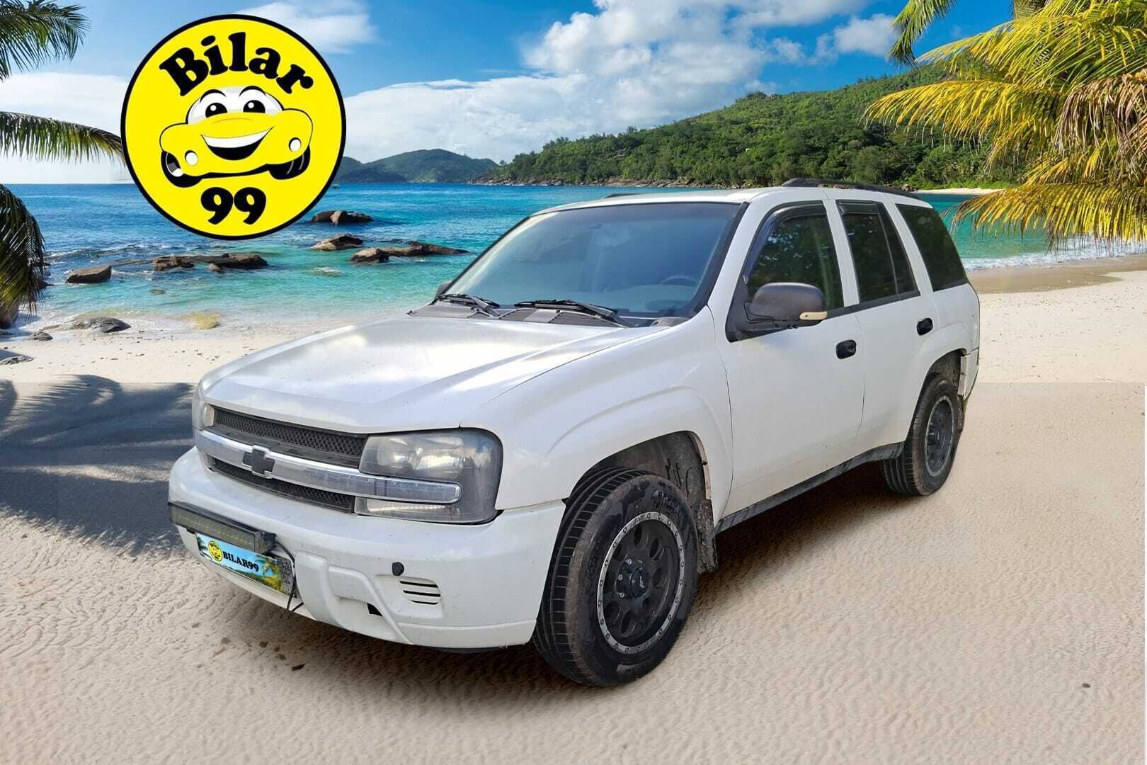 Chevrolet Trailblazer 2005 4,2 24V AWD LT - | YritysOutlet - Myydään vain yrityksille | Juuri katsastettu | Vakionopeudensäädin | Pioneer kosketusnäytöllinen radio | Ilmastointi | Sähkösäätöinen kuljettajan istuin | Vetokoukku | Lohkolämmitin |