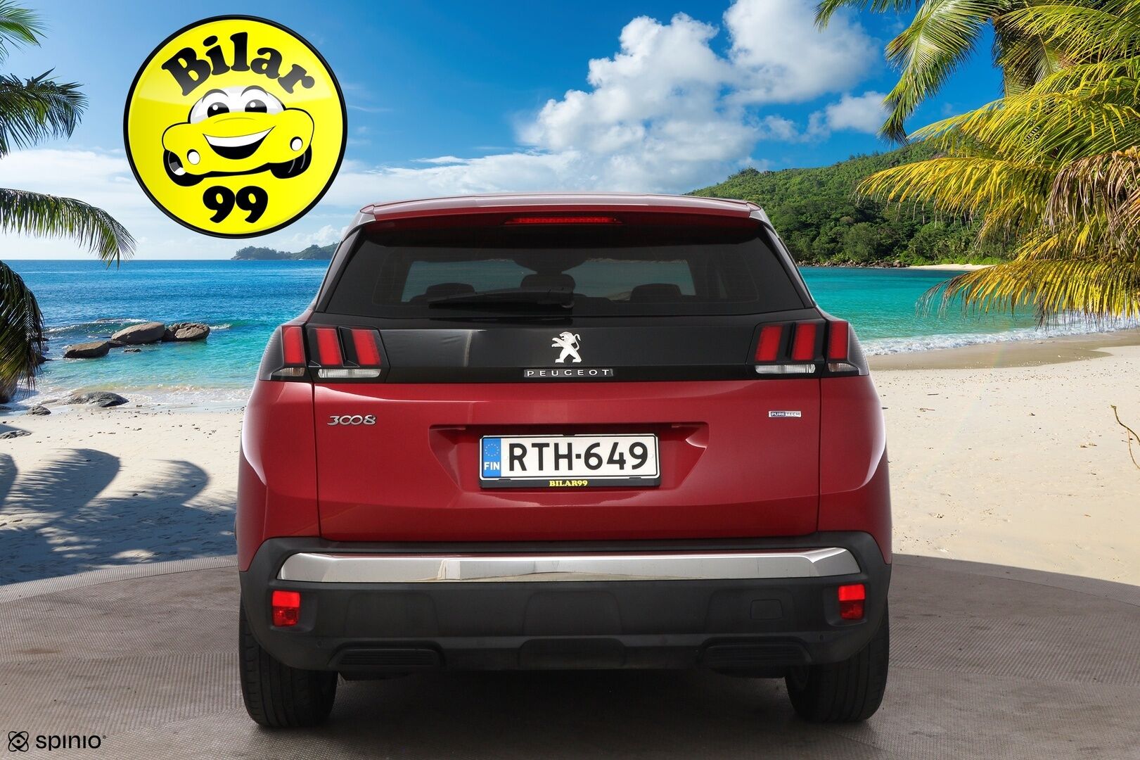 Peugeot 3008 2017 Active PureTech 130 - Suomiauto / Lohko & Sisäpistoke / Digimittari / Vakkari / Kaistavahti / Jakopää juuri tehty!