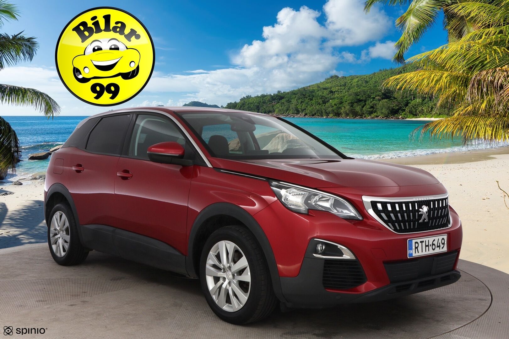 Peugeot 3008 2017 Active PureTech 130 - Suomiauto / Lohko & Sisäpistoke / Digimittari / Vakkari / Kaistavahti / Jakopää juuri tehty!