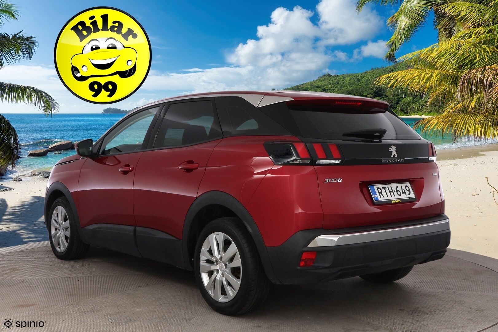 Peugeot 3008 2017 Active PureTech 130 - Suomiauto / Lohko & Sisäpistoke / Digimittari / Vakkari / Kaistavahti / Jakopää juuri tehty!