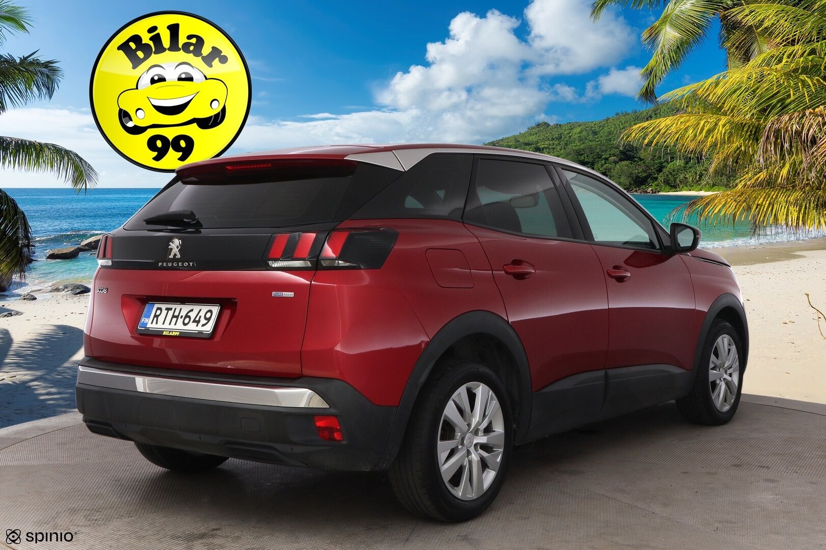 Peugeot 3008 2017 Active PureTech 130 - Suomiauto / Lohko & Sisäpistoke / Digimittari / Vakkari / Kaistavahti / Jakopää juuri tehty!