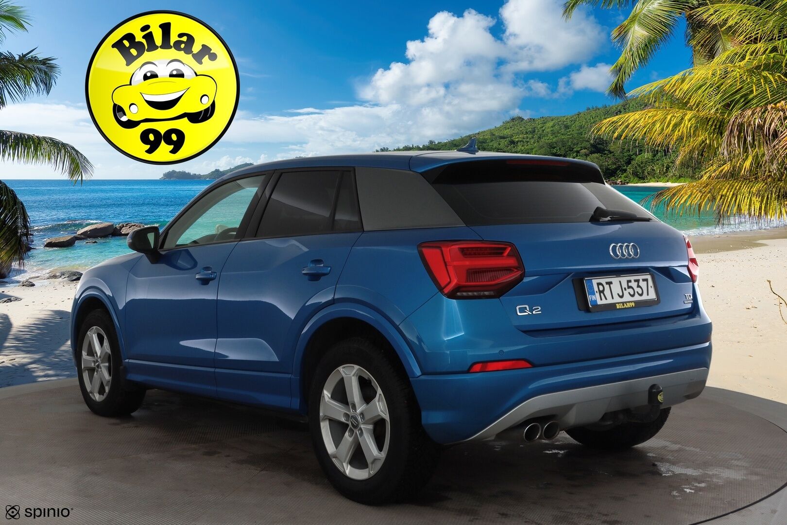 Audi Q2 2018 Business Sport Plus Edition 2,0 TDI 140 kW quattro S tronic * ACC / LED / P.tutka / Lohkolämmitin * - Koukku / Keyless / Suomi-auto / Kahdet renkaat