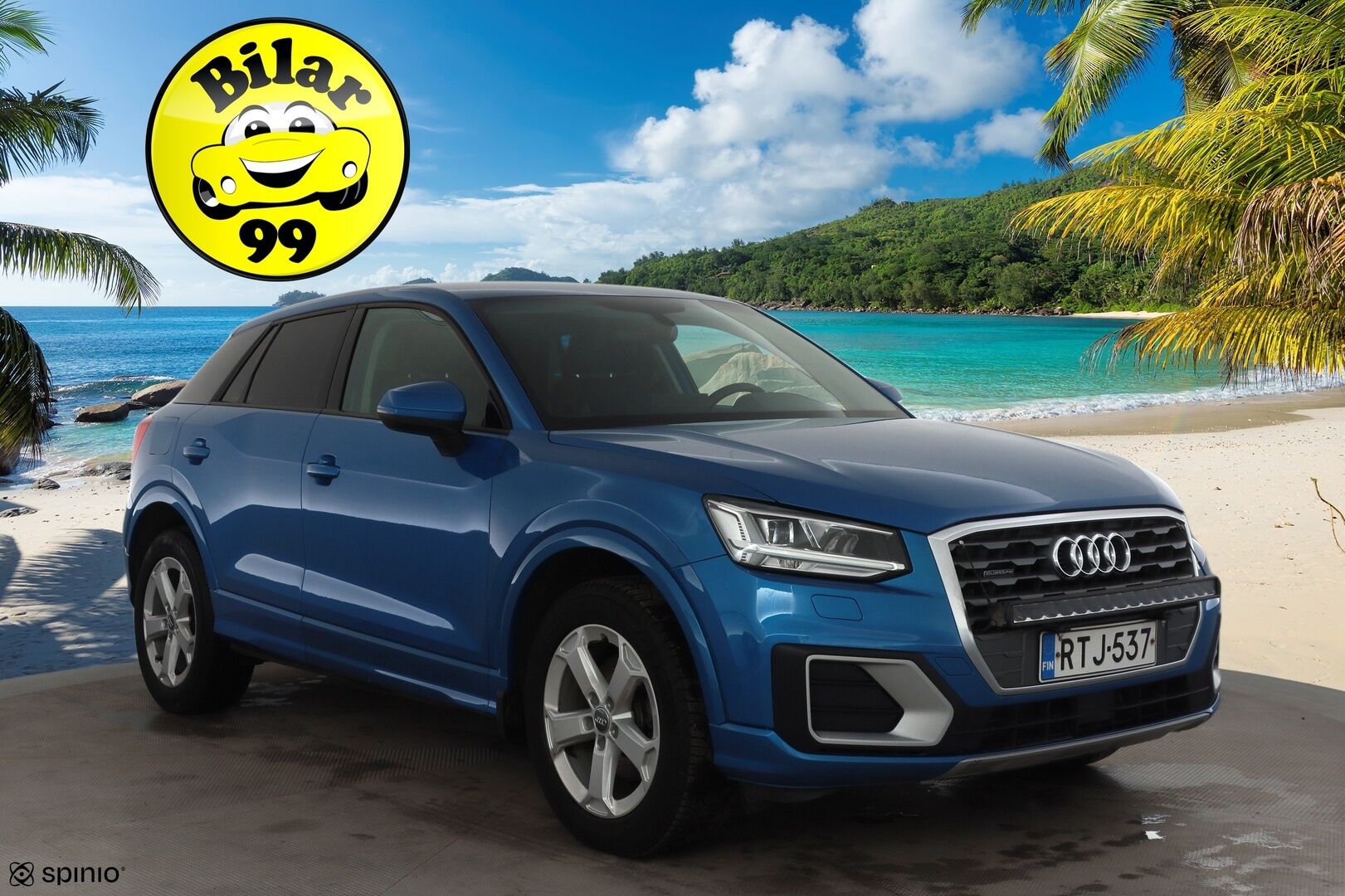 Audi Q2 2018 Business Sport Plus Edition 2,0 TDI 140 kW quattro S tronic * ACC / LED / P.tutka / Lohkolämmitin * - Koukku / Keyless / Suomi-auto / Kahdet renkaat