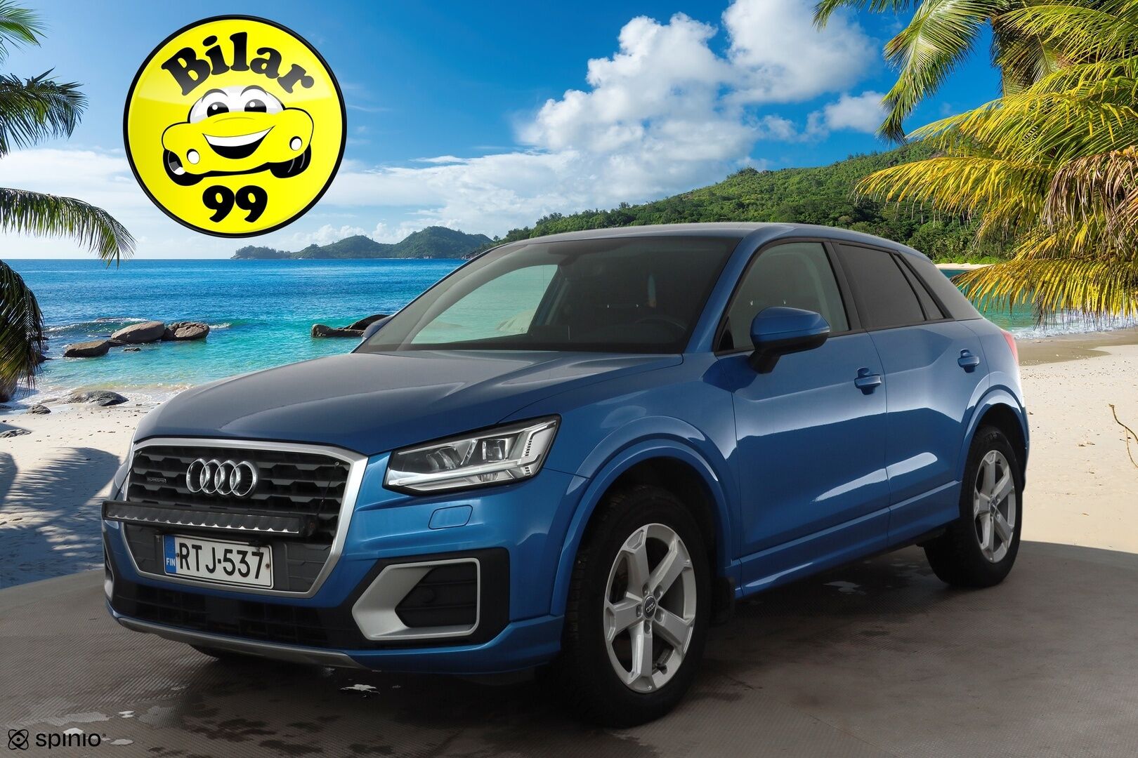 Audi Q2 2018 Business Sport Plus Edition 2,0 TDI 140 kW quattro S tronic * ACC / LED / P.tutka / Lohkolämmitin * - Koukku / Keyless / Suomi-auto / Kahdet renkaat