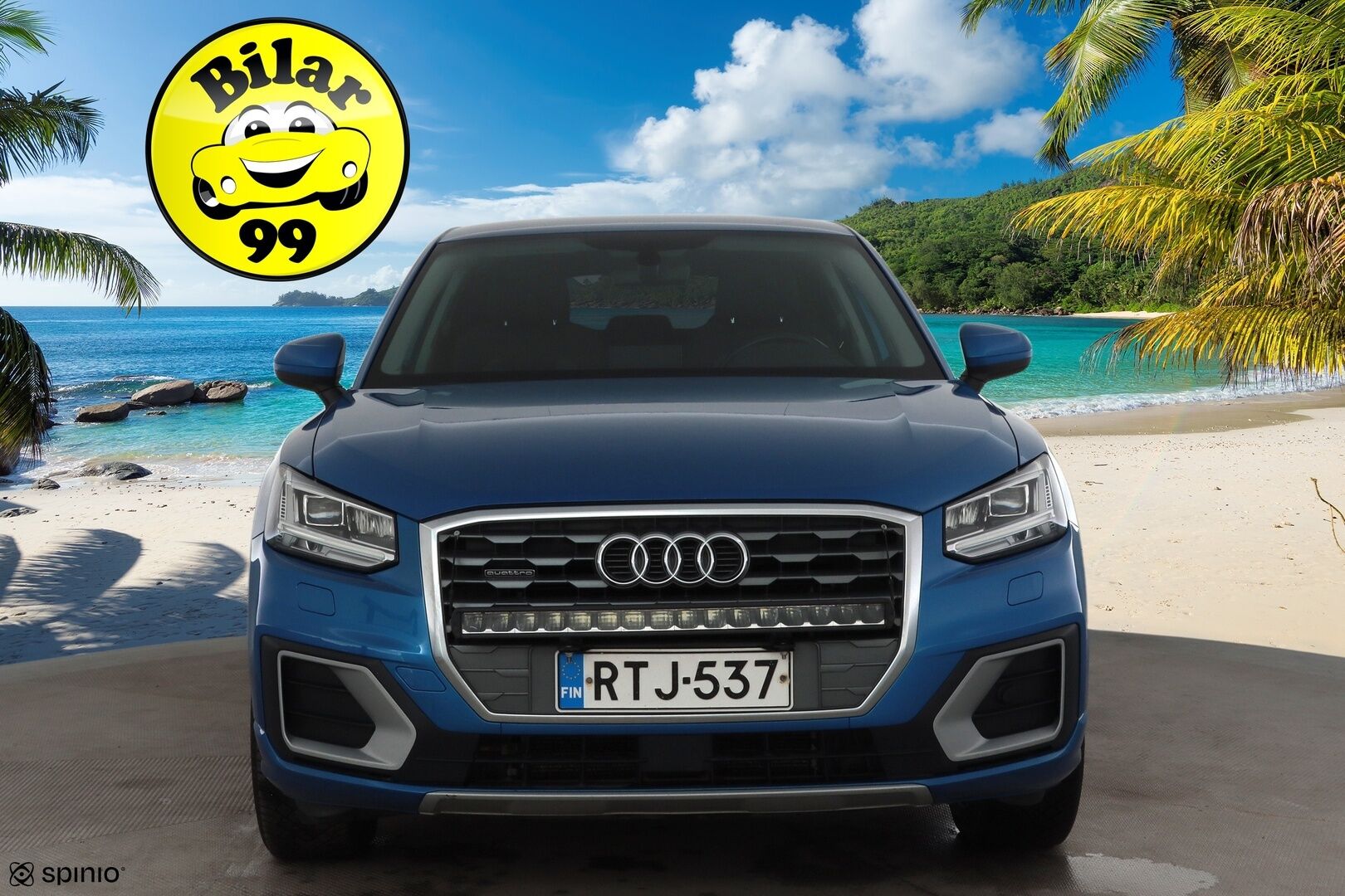 Audi Q2 2018 Business Sport Plus Edition 2,0 TDI 140 kW quattro S tronic * ACC / LED / P.tutka / Lohkolämmitin * - Koukku / Keyless / Suomi-auto / Kahdet renkaat