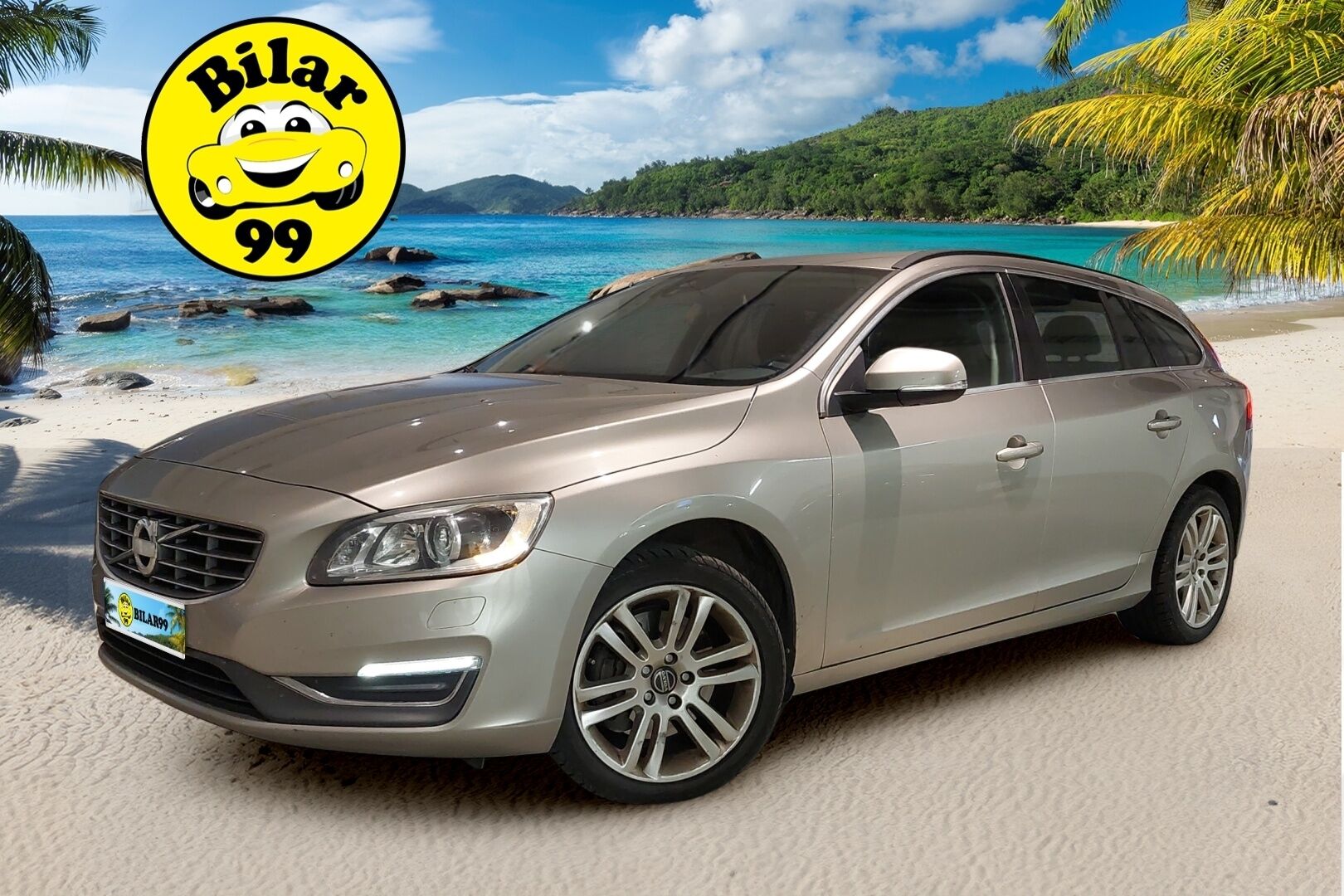 Volvo V60 2013 D4 AWD Momentum aut *Webasto / Koukku / Digimittari / Parkkitutka / Huoltokirja / 2x Renkaat ja vanteet* - Puolinahkapenkit / Vakionopeudensäädin / Xenon-valot