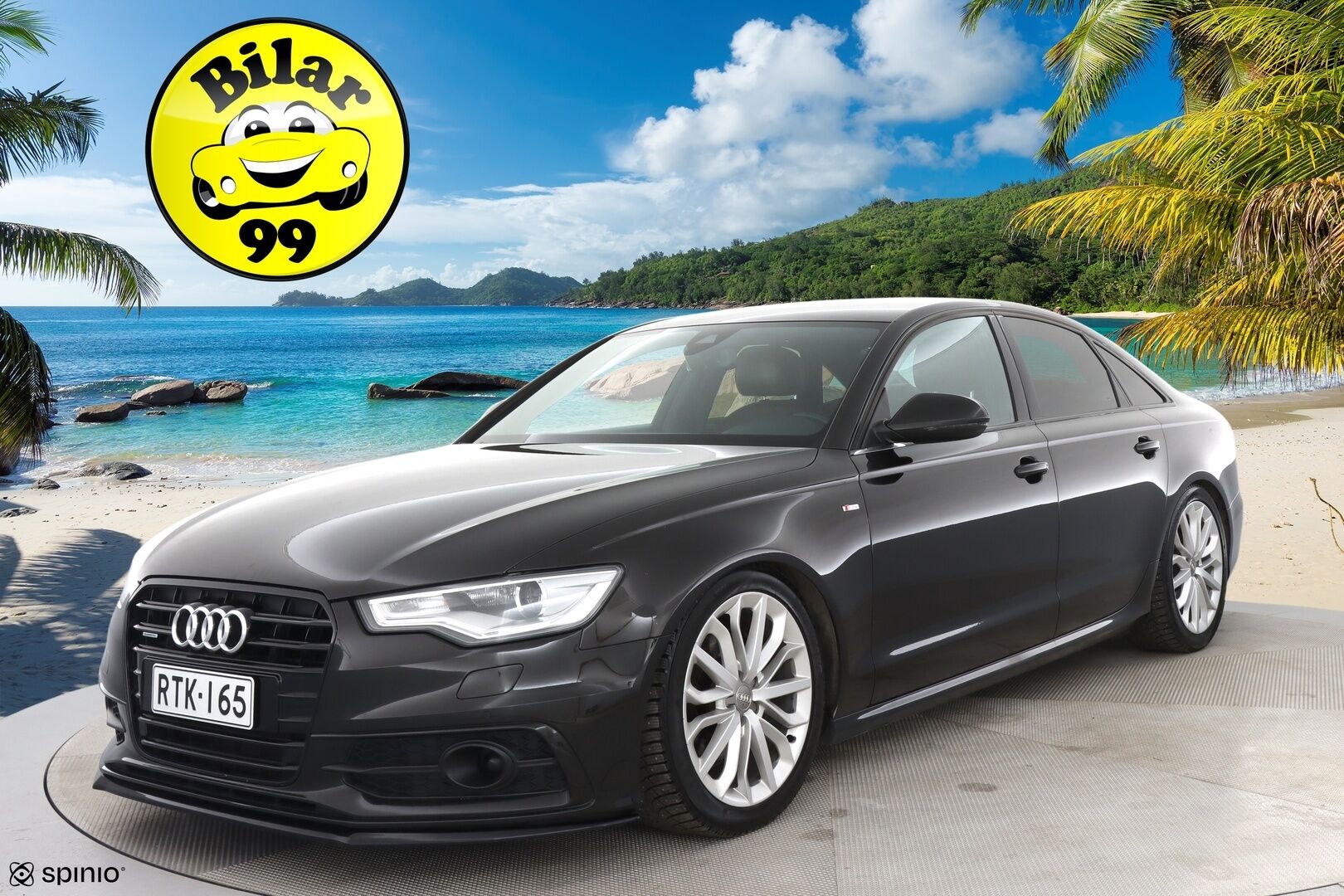 Audi A6 2014 Sedan 3,0 V6 TDI 150 kW quattro S tronic Start-Stop / S-Line / Sporttipenkit sähköllä / Ilma-alusta / Nahkasisusta / Adapt. Vakkari / BOSE / P.Kamera / Webasto - Juuri saapunut / Neliveto / Nahkasisusta / 