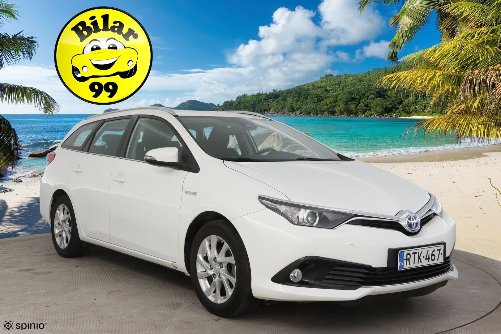 Toyota Auris 2017 Touring Sports 1,8 Hybrid Active * 2.-om Suomi-auto / Peruutuskamera / Lohko / Kaistavahti / 2x renkaat * - * Juuri saapunut / Juuri huollettu / Hyvät huollot / Pienet kilometrit / 2x renkaat / Hyvät varusteet *