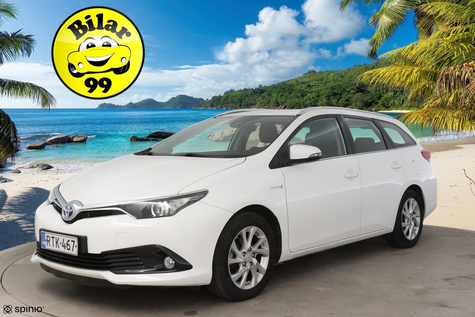 Toyota Auris 2017 Touring Sports 1,8 Hybrid Active * 2.-om Suomi-auto / Peruutuskamera / Lohko / Kaistavahti / 2x renkaat * - * Juuri saapunut / Juuri huollettu / Hyvät huollot / Pienet kilometrit / 2x renkaat / Hyvät varusteet *