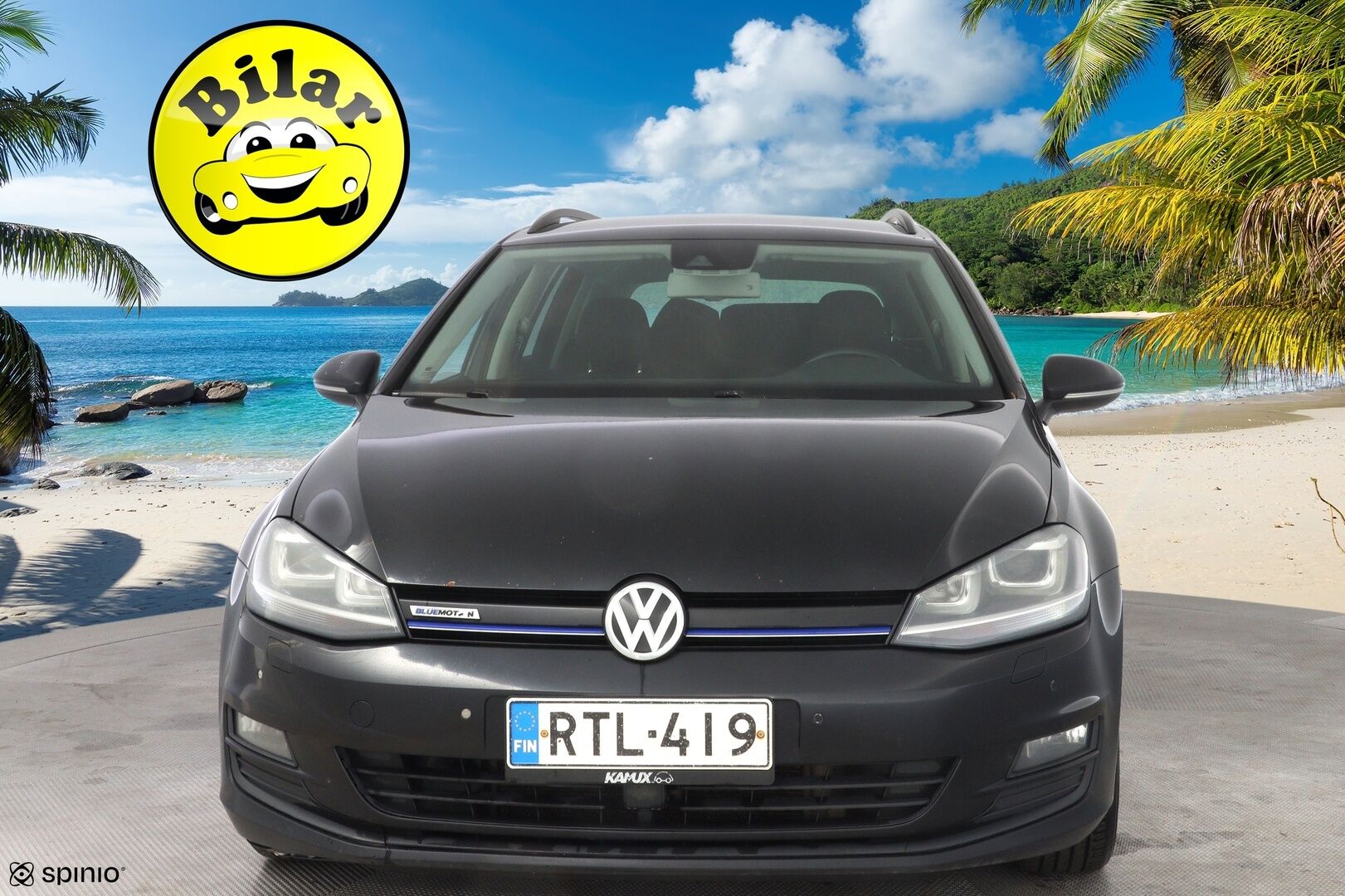 Volkswagen Golf 2015 Variant Highline 1,4 TGI 81 kW *Myydään Huutokaupat.com* - ACC | Pa-Lämmitin | Koukku | Kamera | Bluetooth | KeylessGo | Navi | Huoltokirja | Kahdet OEM vanteet