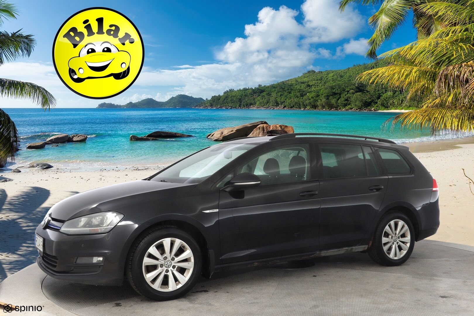 Volkswagen Golf 2015 Variant Highline 1,4 TGI 81 kW *Myydään Huutokaupat.com* - ACC | Pa-Lämmitin | Koukku | Kamera | Bluetooth | KeylessGo | Navi | Huoltokirja | Kahdet OEM vanteet