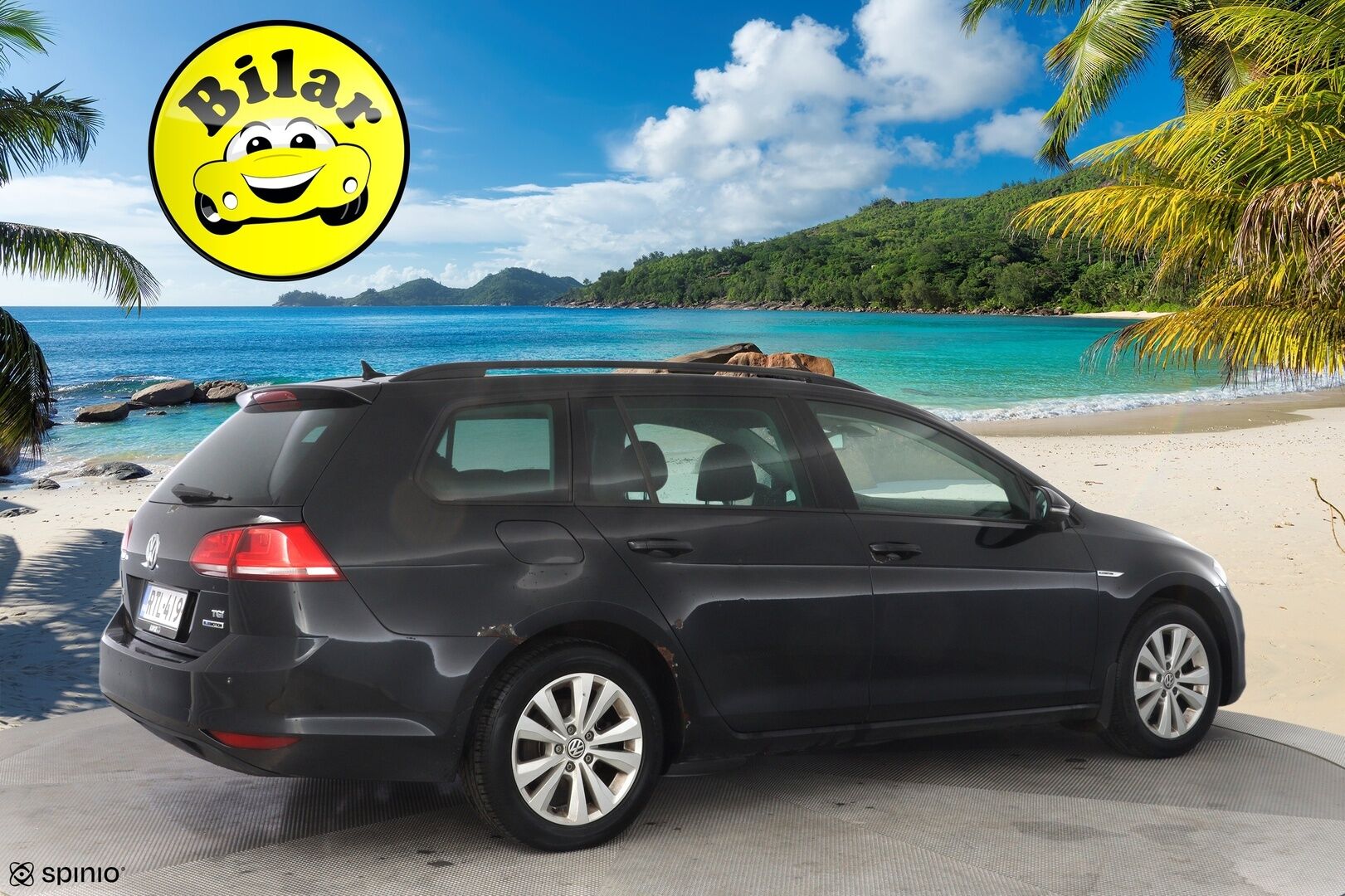 Volkswagen Golf 2015 Variant Highline 1,4 TGI 81 kW *Myydään Huutokaupat.com* - ACC | Pa-Lämmitin | Koukku | Kamera | Bluetooth | KeylessGo | Navi | Huoltokirja | Kahdet OEM vanteet
