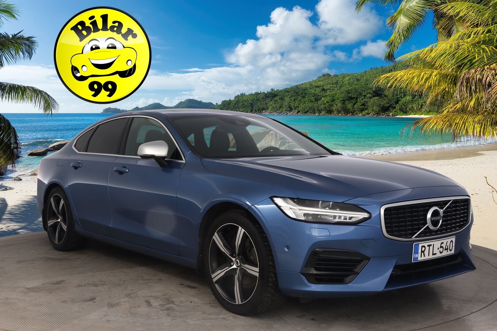 Volvo S90 2018 T8 AWD Business R-Design aut *Bowers&Wilkins / ACC / Kattoluukku / Webasto / P-Kamera / Ratinlämmitin* - Jakopää Tehty! // Kovat varusteet & Hieno väri!* - HULLU BLACKWEEK KORKOTARJOUS 2,49%