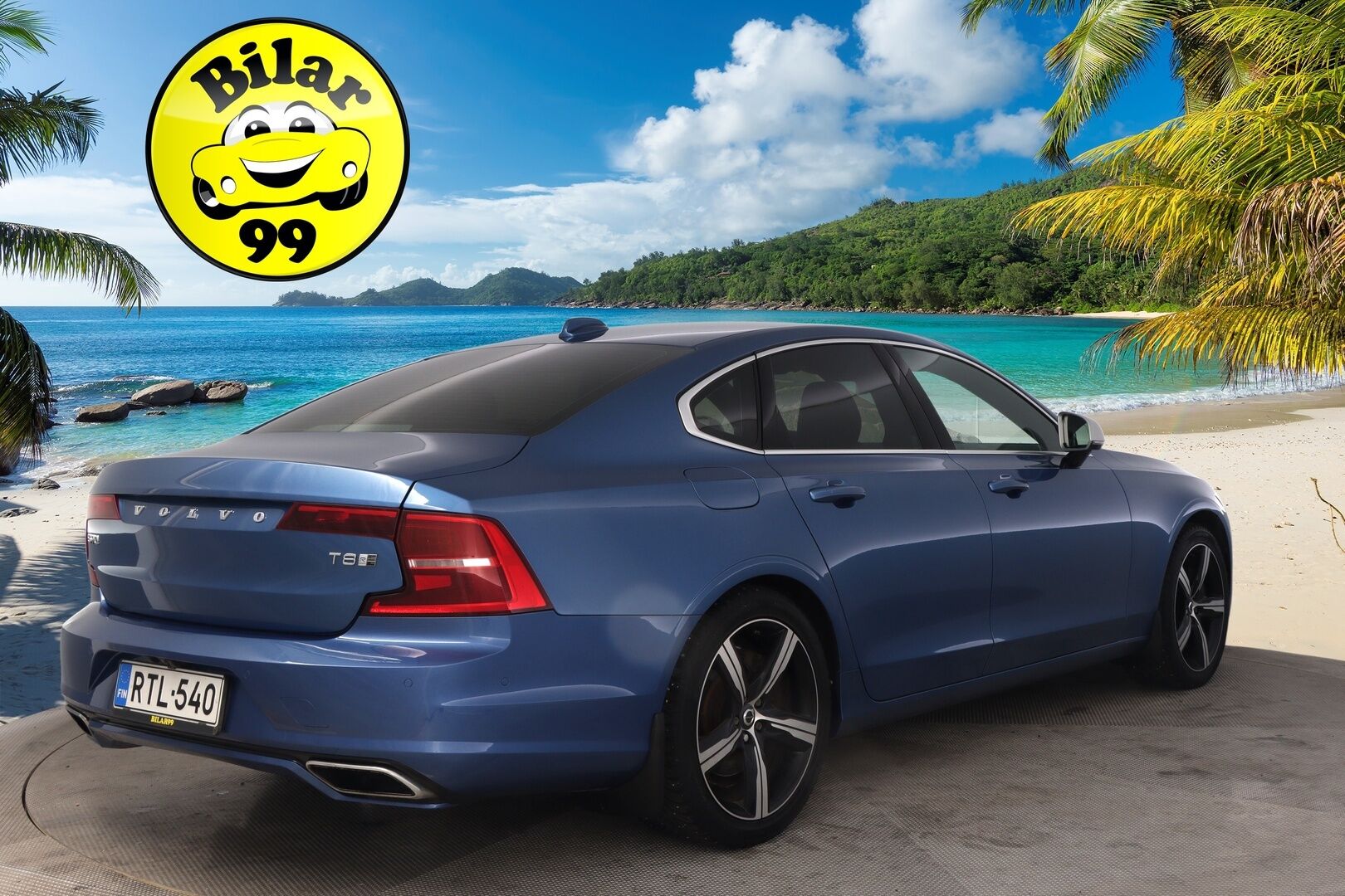 Volvo S90 2018 T8 AWD Business R-Design aut *Bowers&Wilkins / ACC / Kattoluukku / Webasto / P-Kamera / Ratinlämmitin* - Jakopää Tehty! // Kovat varusteet & Hieno väri!* - HULLU BLACKWEEK KORKOTARJOUS 2,49%