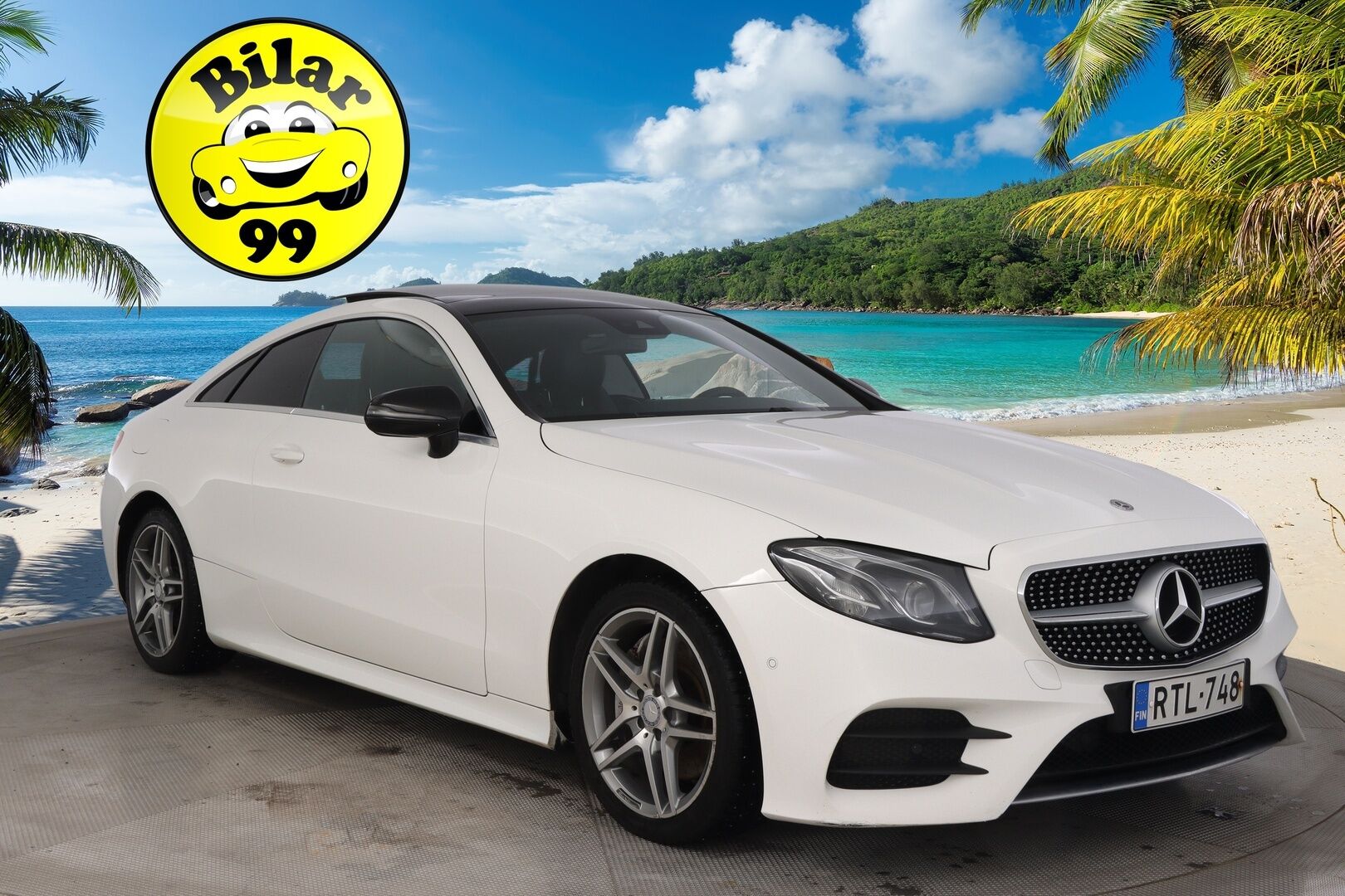 Mercedes-Benz E 2018 220 d A Coupé Business AMG *Multibeam LED / Panorama / Suomi-auto / P*kamera* - *Juuri saapunut / 2x renkaat&vanteet*