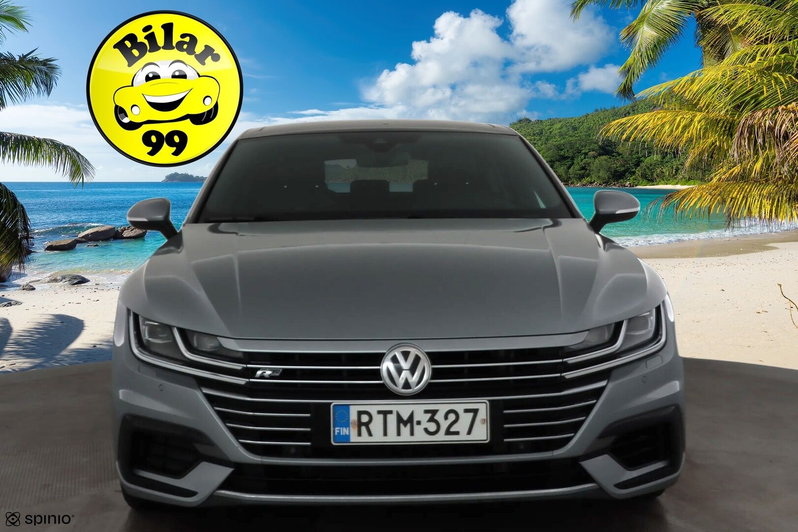 Volkswagen Arteon 2018 R-Line 2,0 TSI 206 kW 4MOTION DSG * ACC / P.kamera / Adapt.LED / Koukku / Webasto / Lasikattoluukku / Keyless * - Suomi-auto / Kahdet renkaat aluvanteilla / Hyvät varusteet - HULLUT AVAJAISHULINAT KORKOTARJOUS 3,29 %