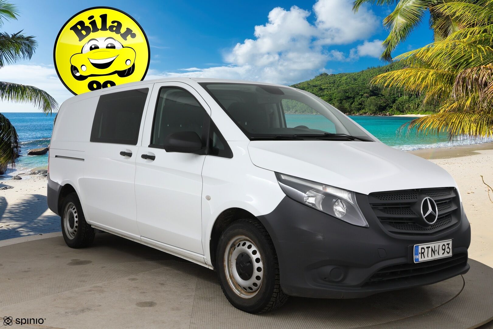 Mercedes-Benz Vito 2018 109 CDI Keskipitkä A2** ALV / Webasto / Bluetooth / Pariovet / Suomi auto ** - 2x Hyvät renkaat! / Loistokunnossa! - HULLU BLACKWEEK KORKOTARJOUS 2,49%