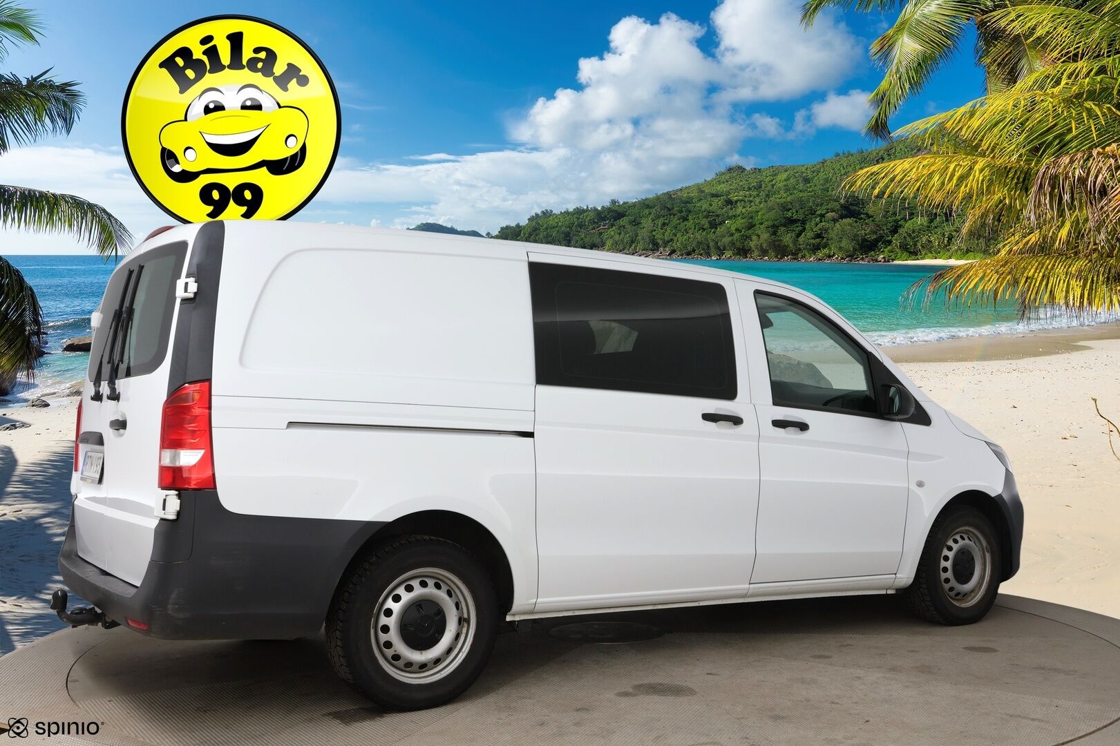 Mercedes-Benz Vito 2018 109 CDI Keskipitkä A2** ALV / Webasto / Bluetooth / Pariovet / Suomi auto ** - 2x Hyvät renkaat! / Loistokunnossa! - HULLU BLACKWEEK KORKOTARJOUS 2,49%