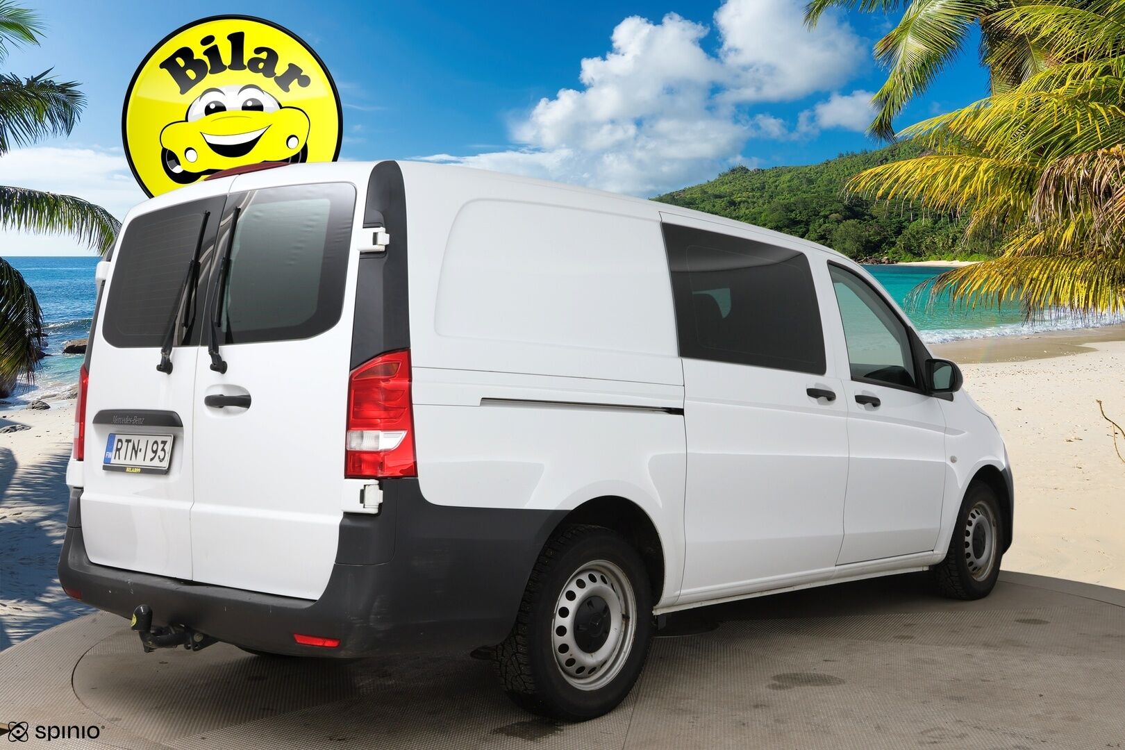 Mercedes-Benz Vito 2018 109 CDI Keskipitkä A2** ALV / Webasto / Bluetooth / Pariovet / Suomi auto ** - 2x Hyvät renkaat! / Loistokunnossa! - HULLU BLACKWEEK KORKOTARJOUS 2,49%