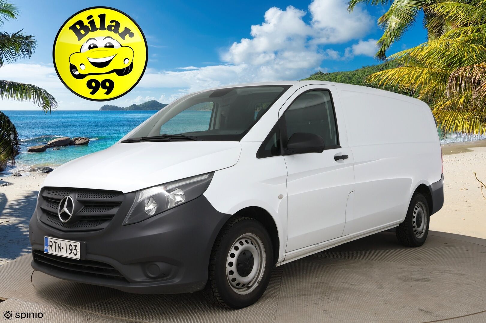Mercedes-Benz Vito 2018 109 CDI Keskipitkä A2** ALV / Webasto / Bluetooth / Pariovet / Suomi auto ** - 2x Hyvät renkaat! / Loistokunnossa! - HULLU BLACKWEEK KORKOTARJOUS 2,49%