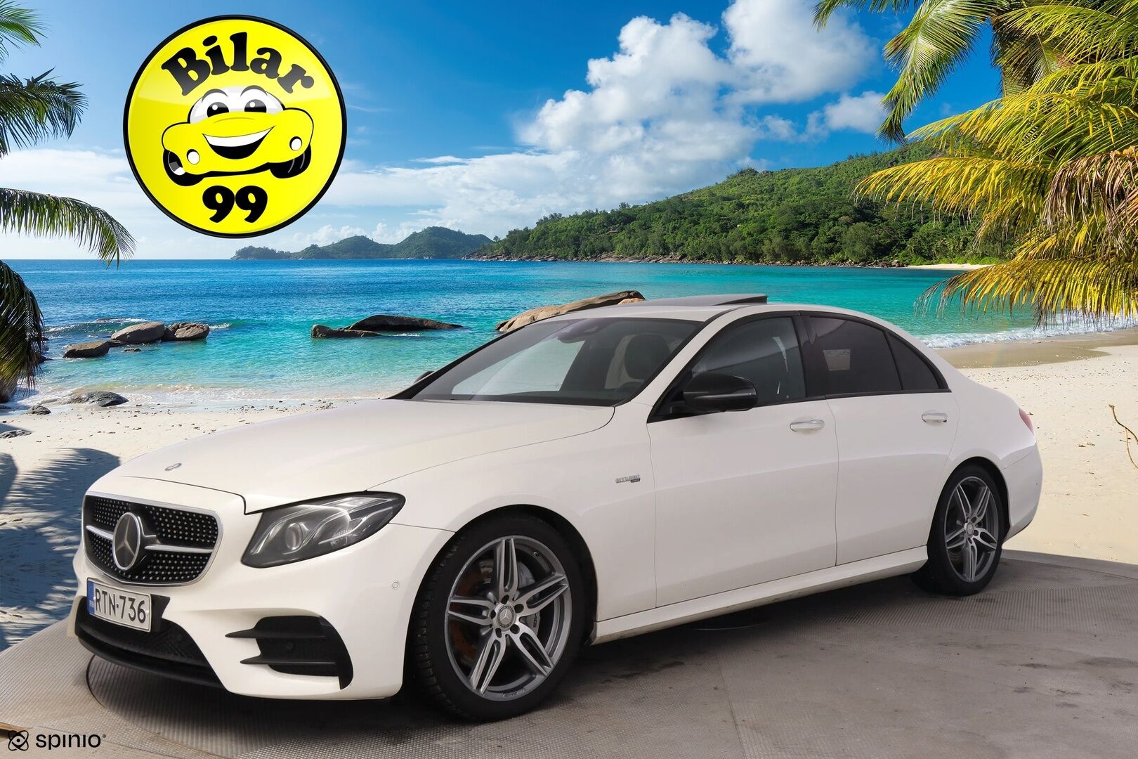 Mercedes-Benz E 43 AMG 2017 3,0 4MATIC - YritysOutlet - Myydään vain yrityksille - Widescreen / Burmester / DTR+Q / 360° / Muistipenkit / HUD / KeylessGo