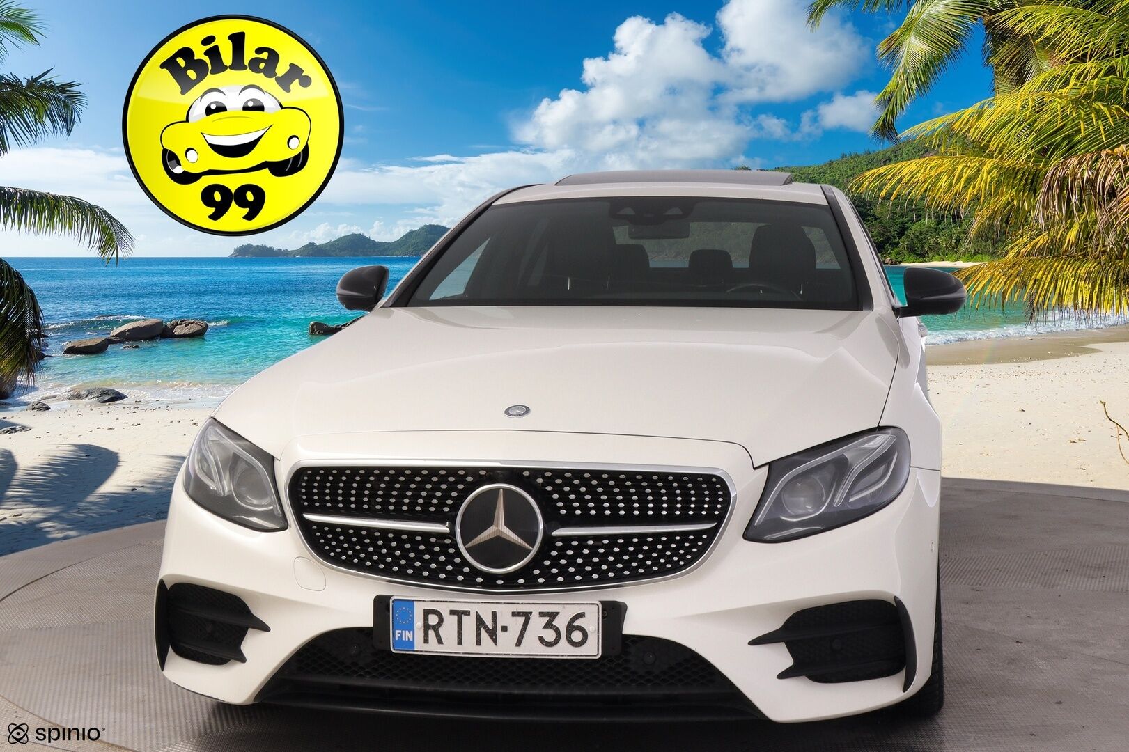 Mercedes-Benz E 43 AMG 2017 3,0 4MATIC - YritysOutlet - Myydään vain yrityksille - Widescreen / Burmester / DTR+Q / 360° / Muistipenkit / HUD / KeylessGo