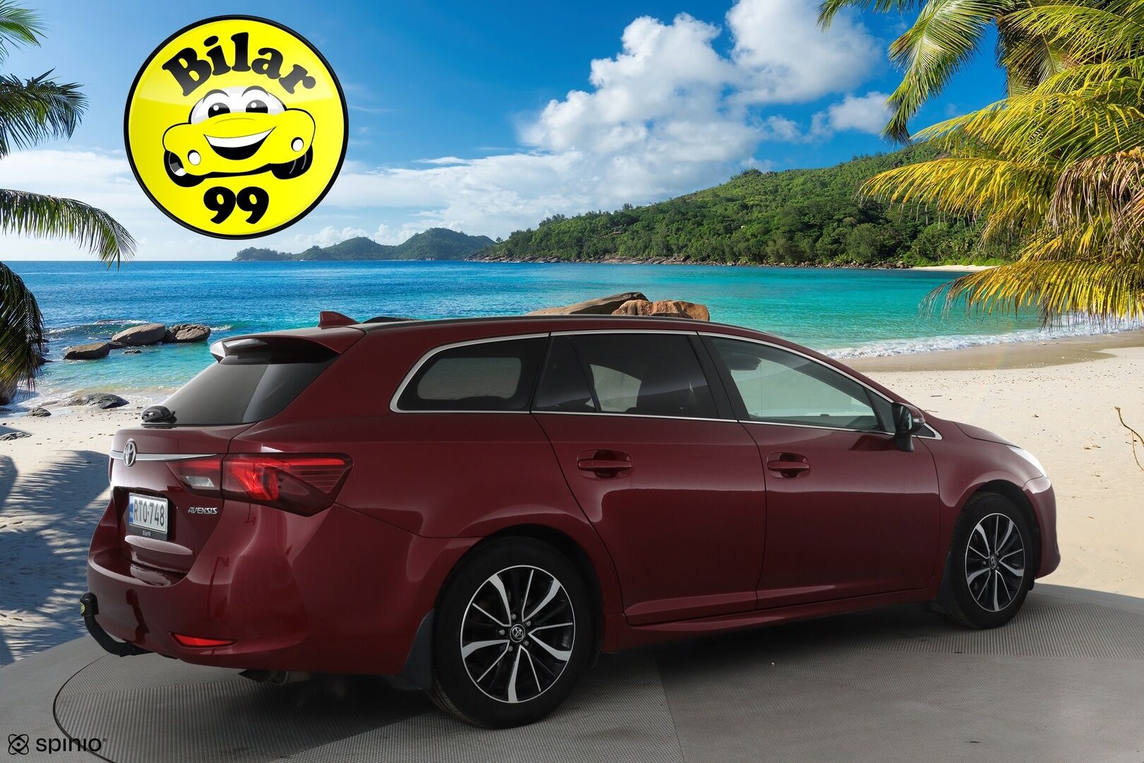Toyota Avensis 2018 1,8 Valvematic Active Edition Touring Sports Multidrive S *Vakkari / P.kamera / Lohkolämmitin / LED / Navi / Koukku* - Suomi-auto / Kahdet renkaat aluvanteilla / Merkkihuollettu