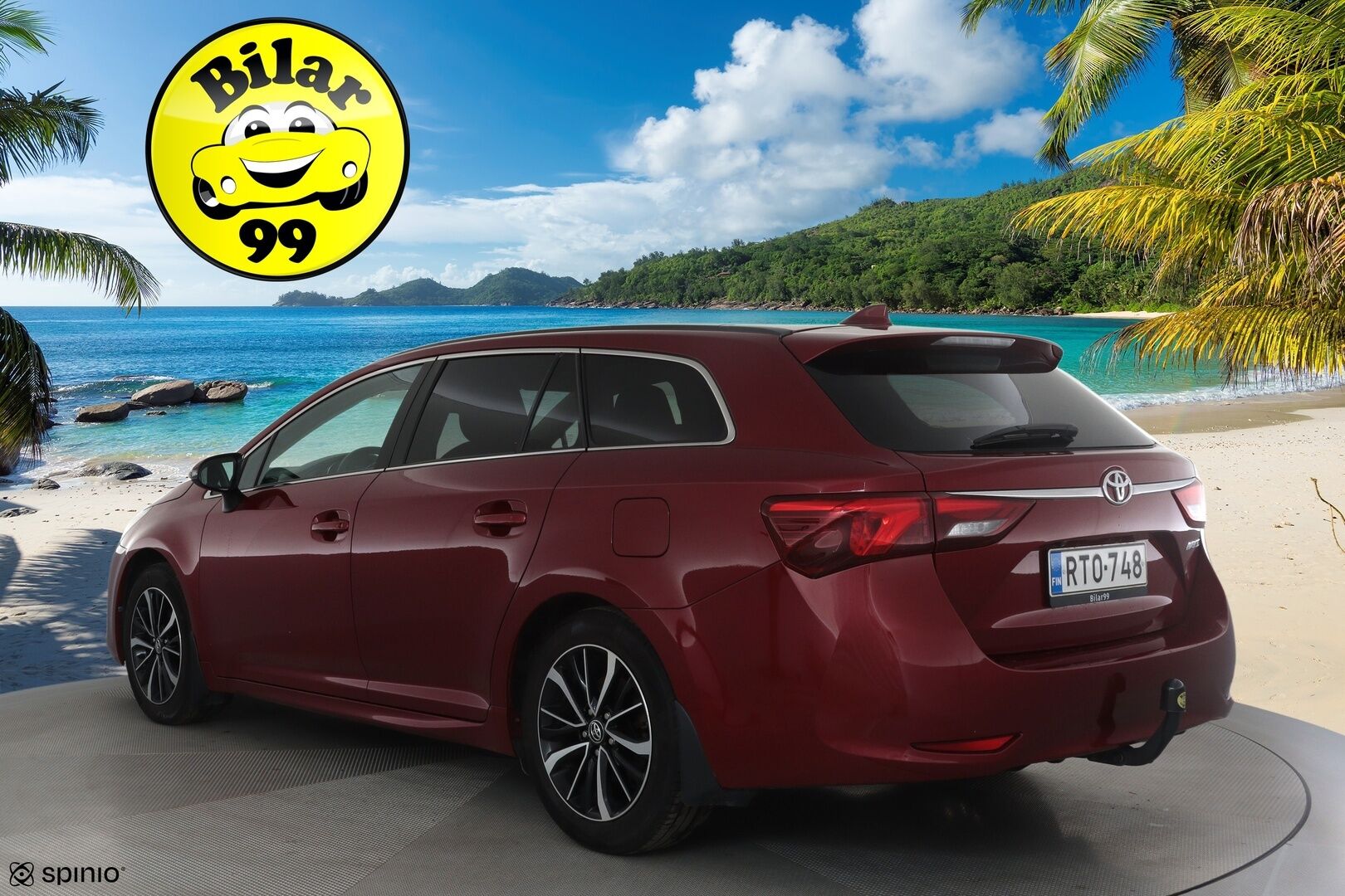 Toyota Avensis 2018 1,8 Valvematic Active Edition Touring Sports Multidrive S *Vakkari / P.kamera / Lohkolämmitin / LED / Navi / Koukku* - Suomi-auto / Kahdet renkaat aluvanteilla / Merkkihuollettu