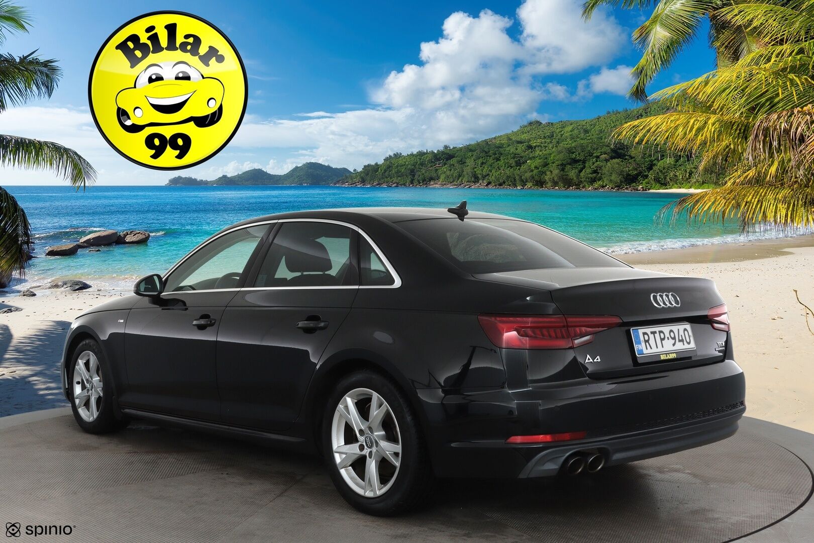 AUDI A4 2018 Sedan Business Sport Comfort S line Edition 2,0 TDI quattro S tronic **Webasto / Vakkari / Koukku / Sporttipenkit** - Suomi-auto / Kahdet renkaat aluvanteilla / P.tutkat