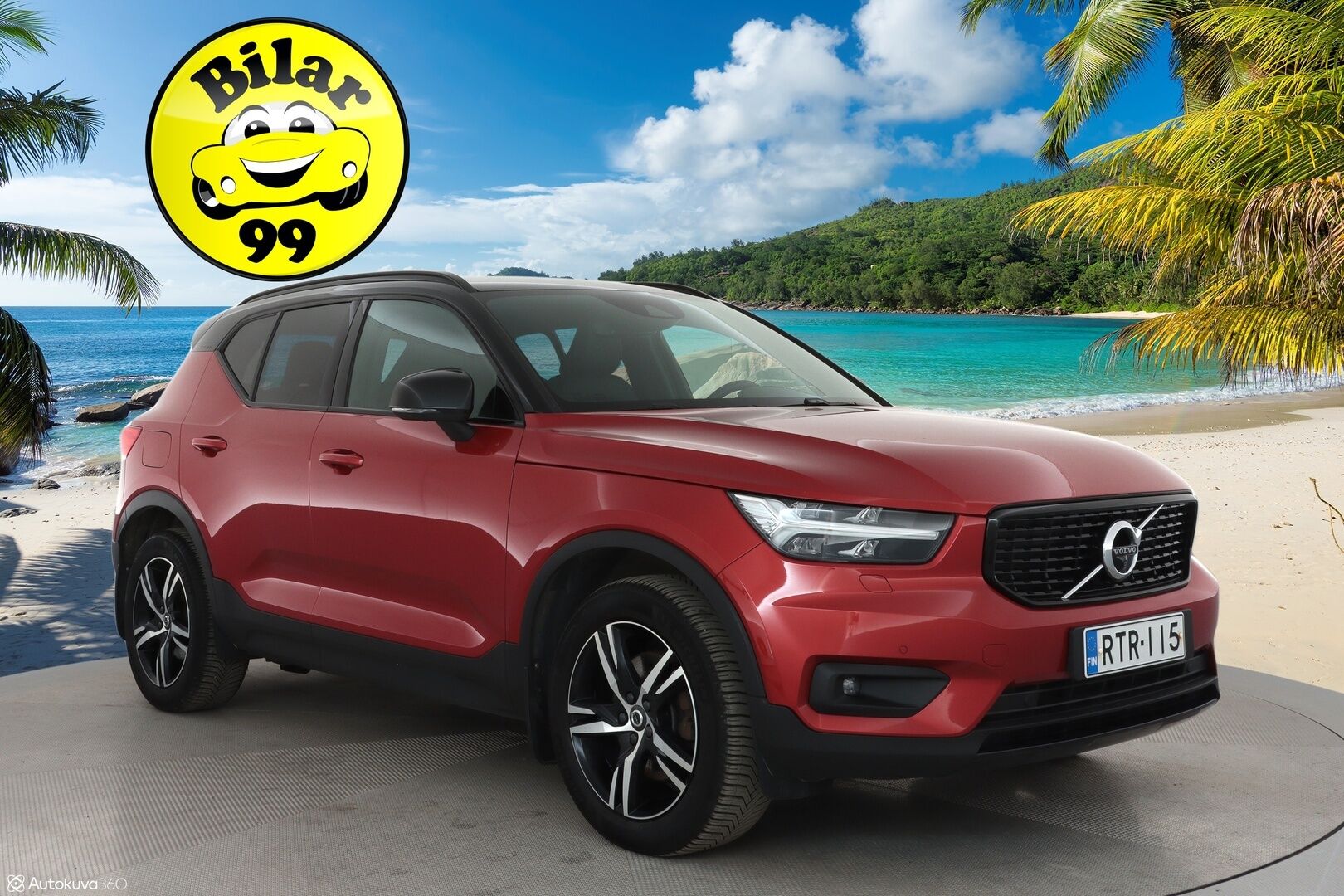 Volvo XC40 2018 D4 AWD R-Design First Edition aut ** 1-Om Suomi auto / Adapt.vakkari / Koukku / Pa-lisälämmitin / 360 kamera / Full LED / Nahkasisusta - 3,99 % KORKOTARJOUS TÄHÄN AUTOON - Digimittari / Navi / 2x renkaat 
